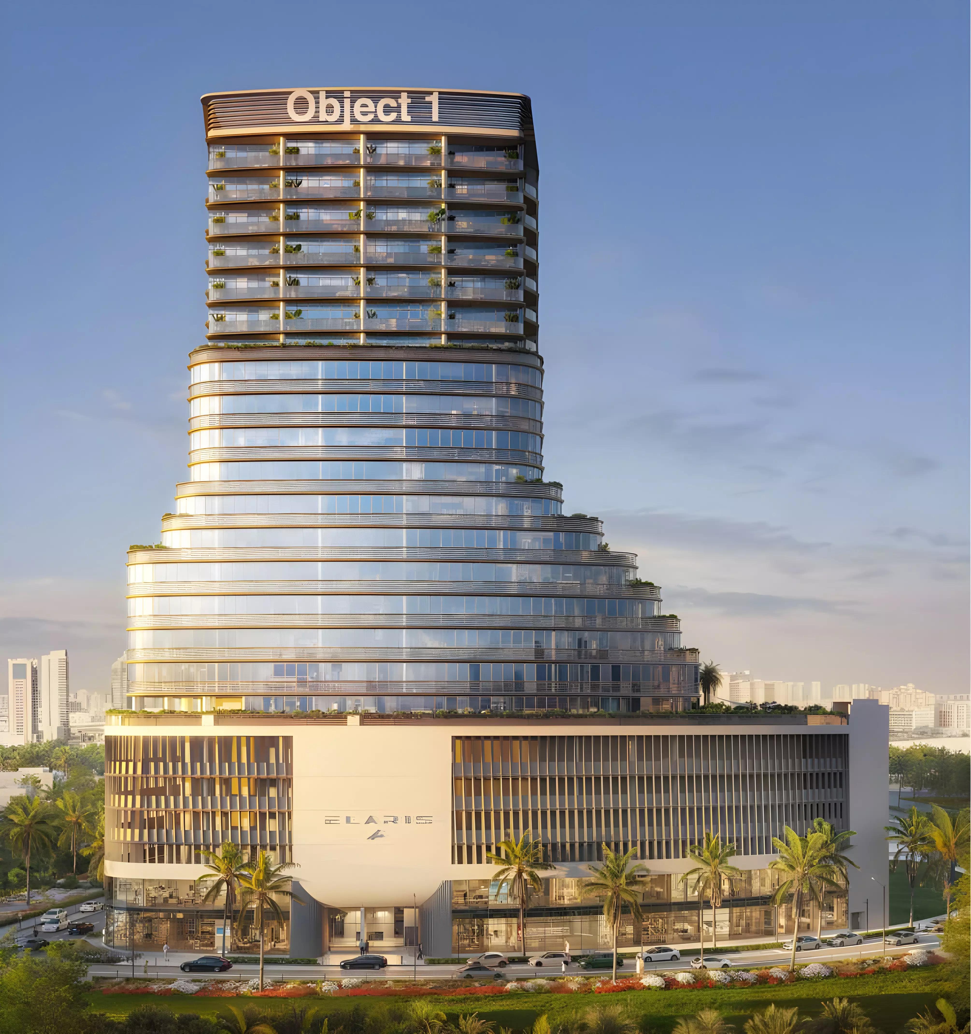 Interior apartment view at ELAR1S Axis, Jumeirah Village Triangle