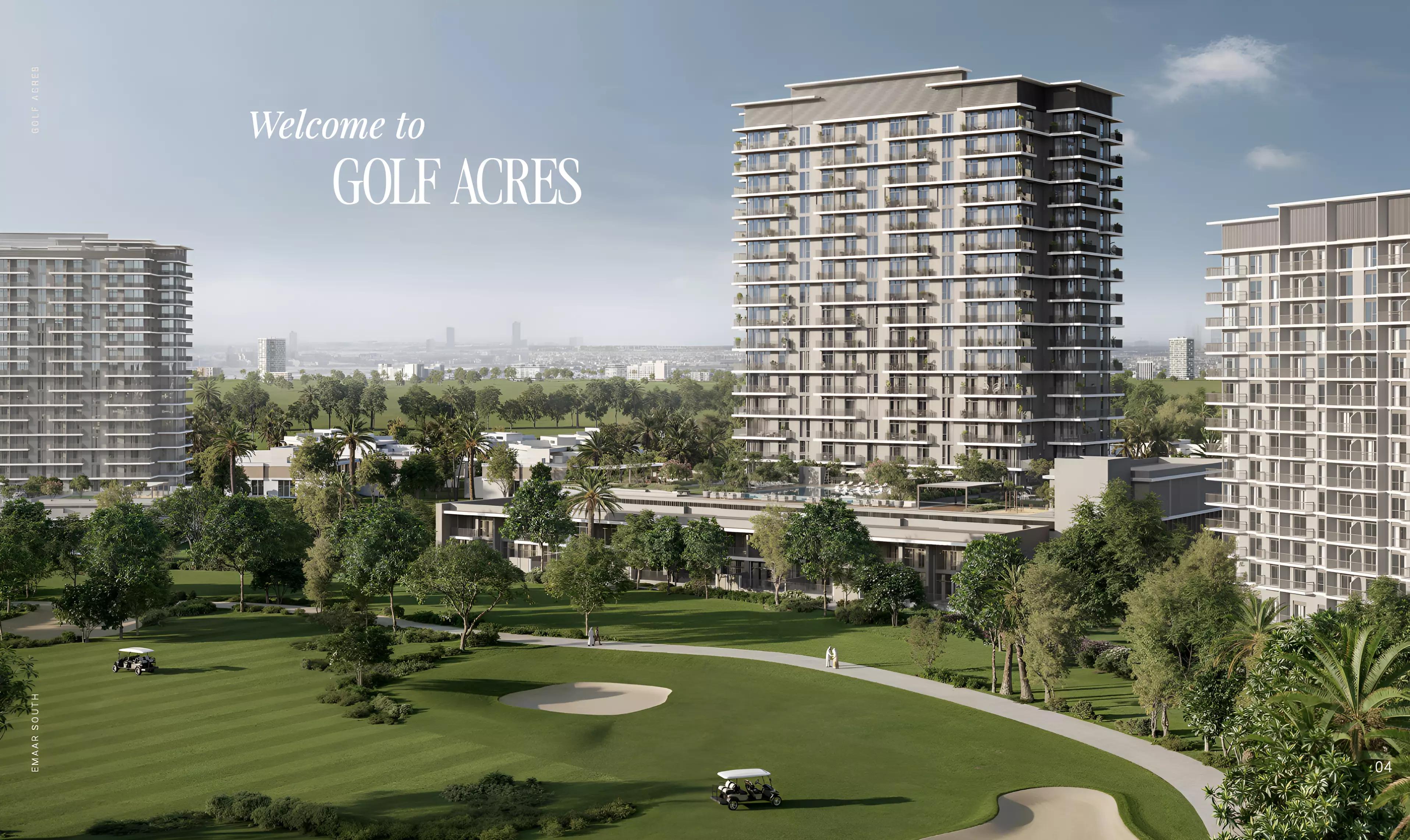 Golf Acres exterior view, Emaar South, Dubai South