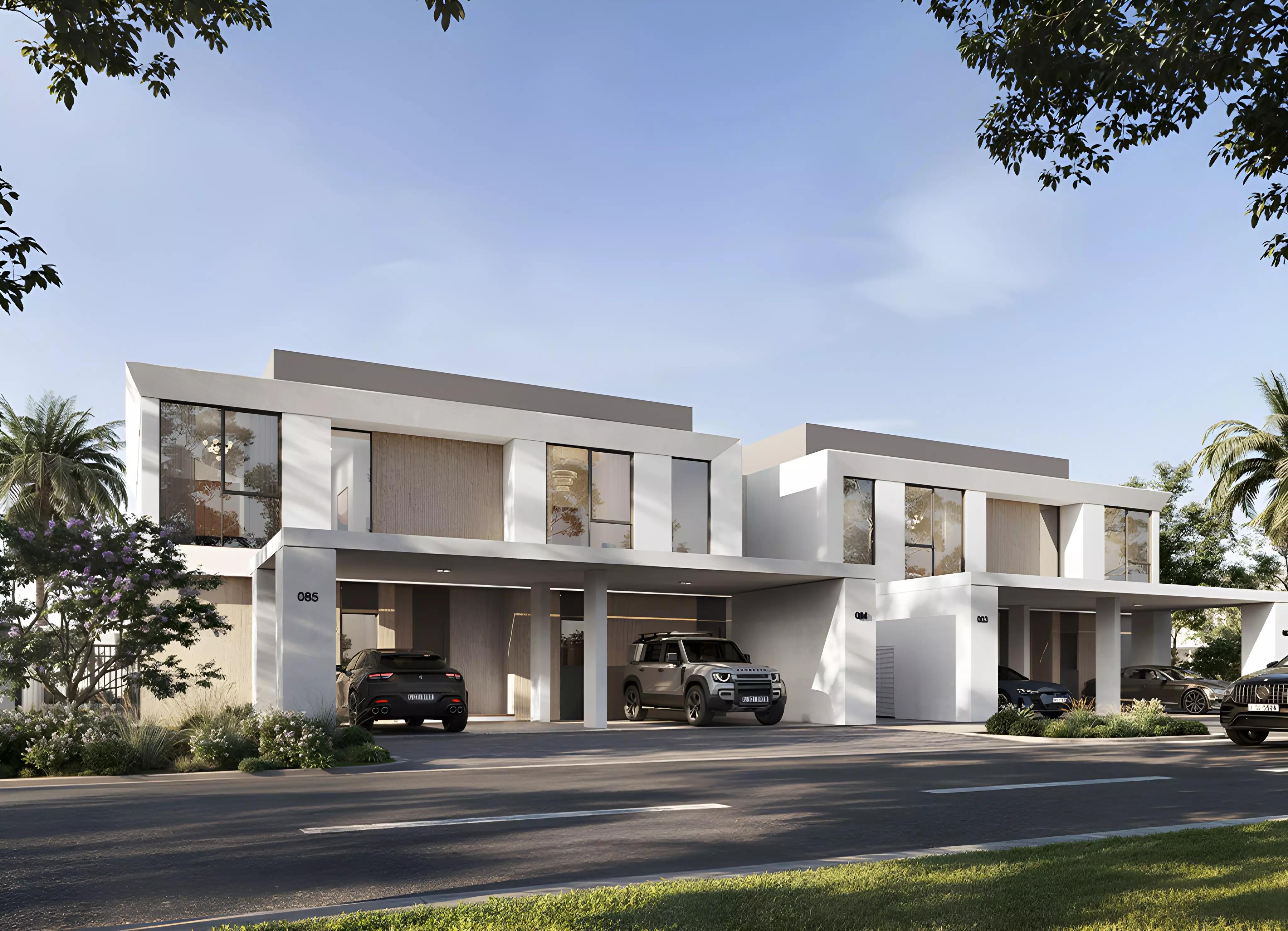 Greenville community landscaped garden area, Emaar South, Dubai South