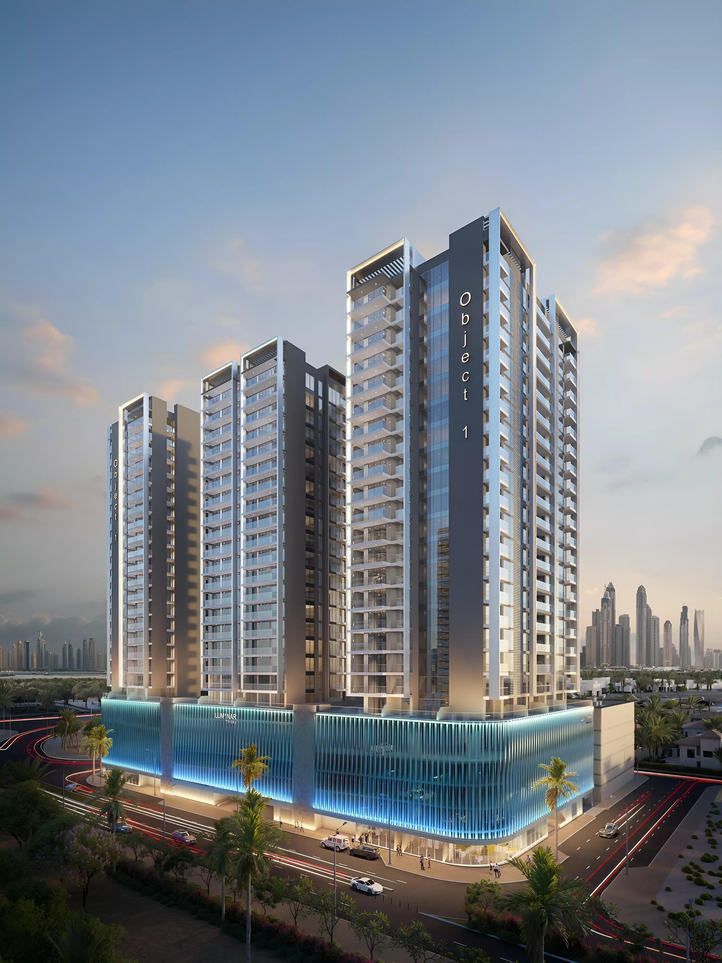 Lum1nar Tower 3 interior amenity space, Jumeirah Village Triangle, Dubai