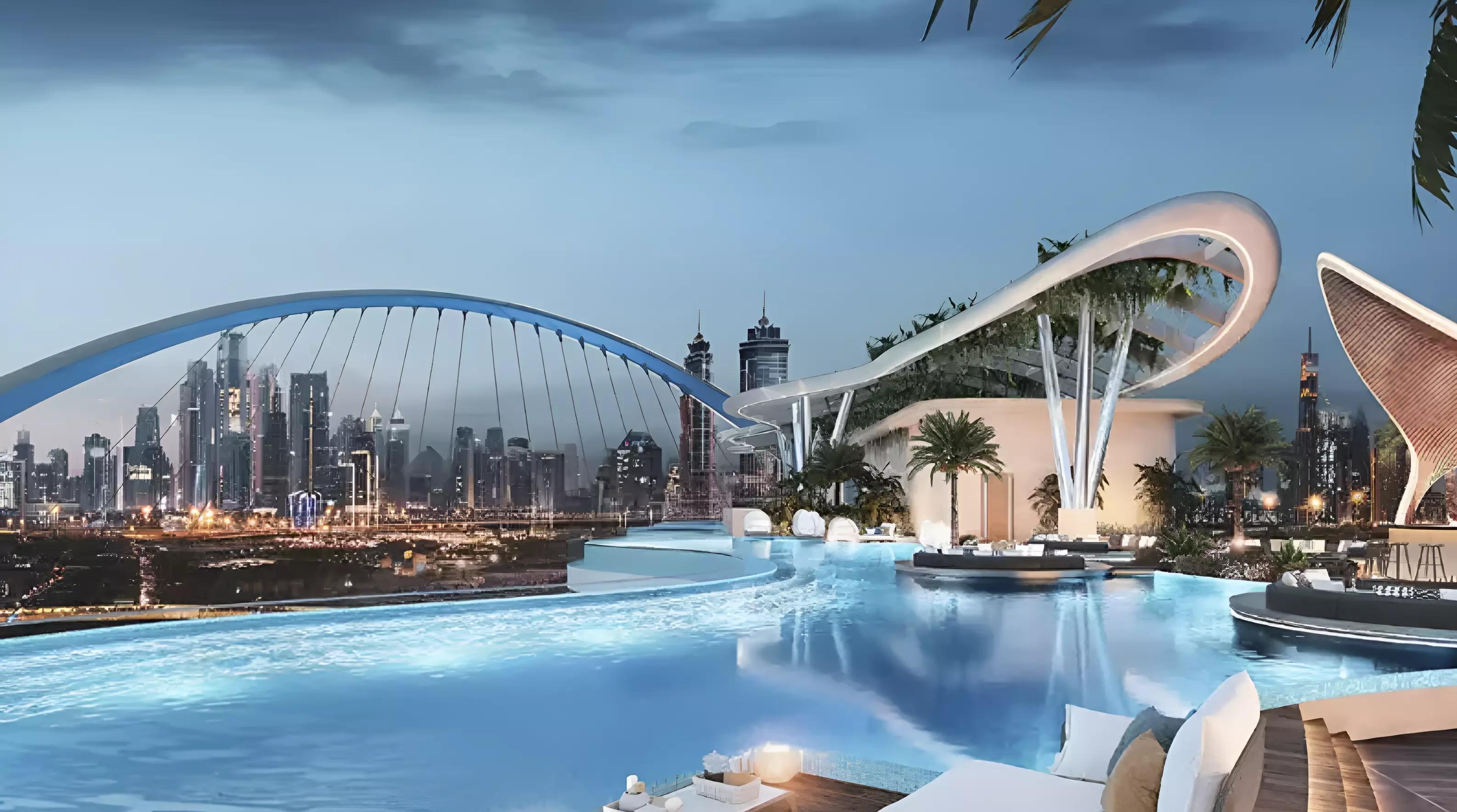 Bora Bora Phase 2 townhouse cluster street view, DAMAC Islands, Dubai