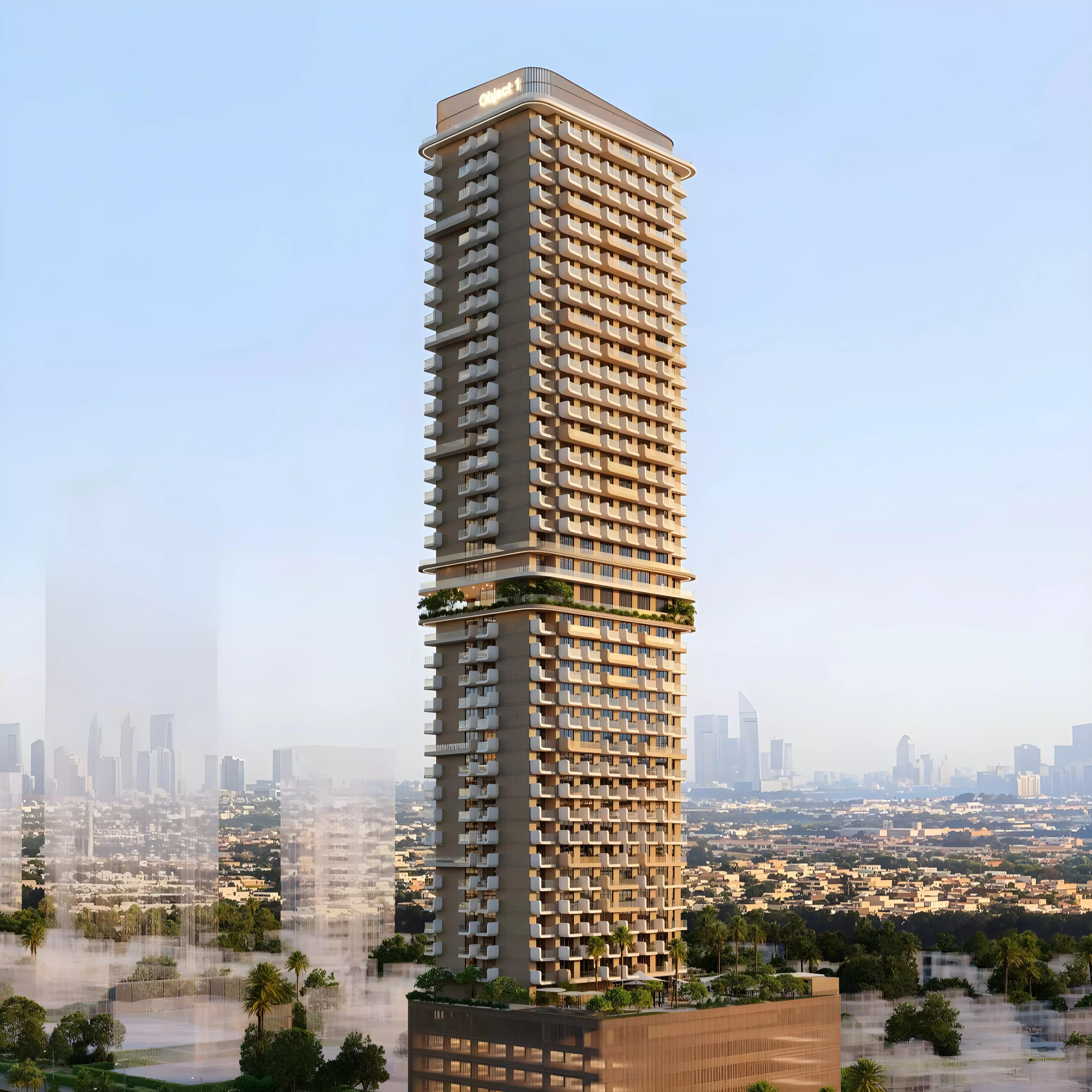 Master plan layout of ELAR1S Sky within Jumeirah Village Triangle, District 3