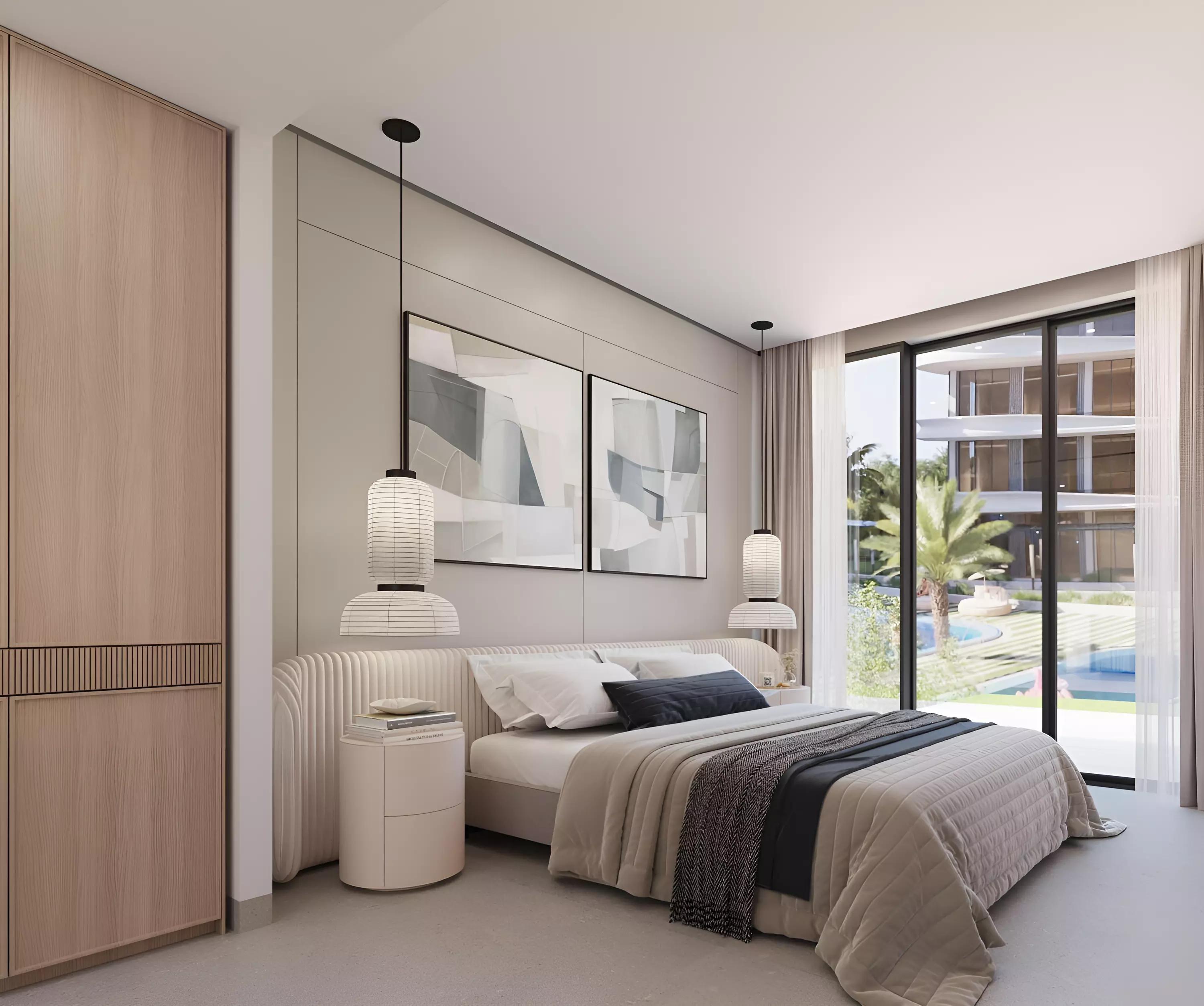 Mayfair Vista residential facade with landscaped surroundings, Al Barari
