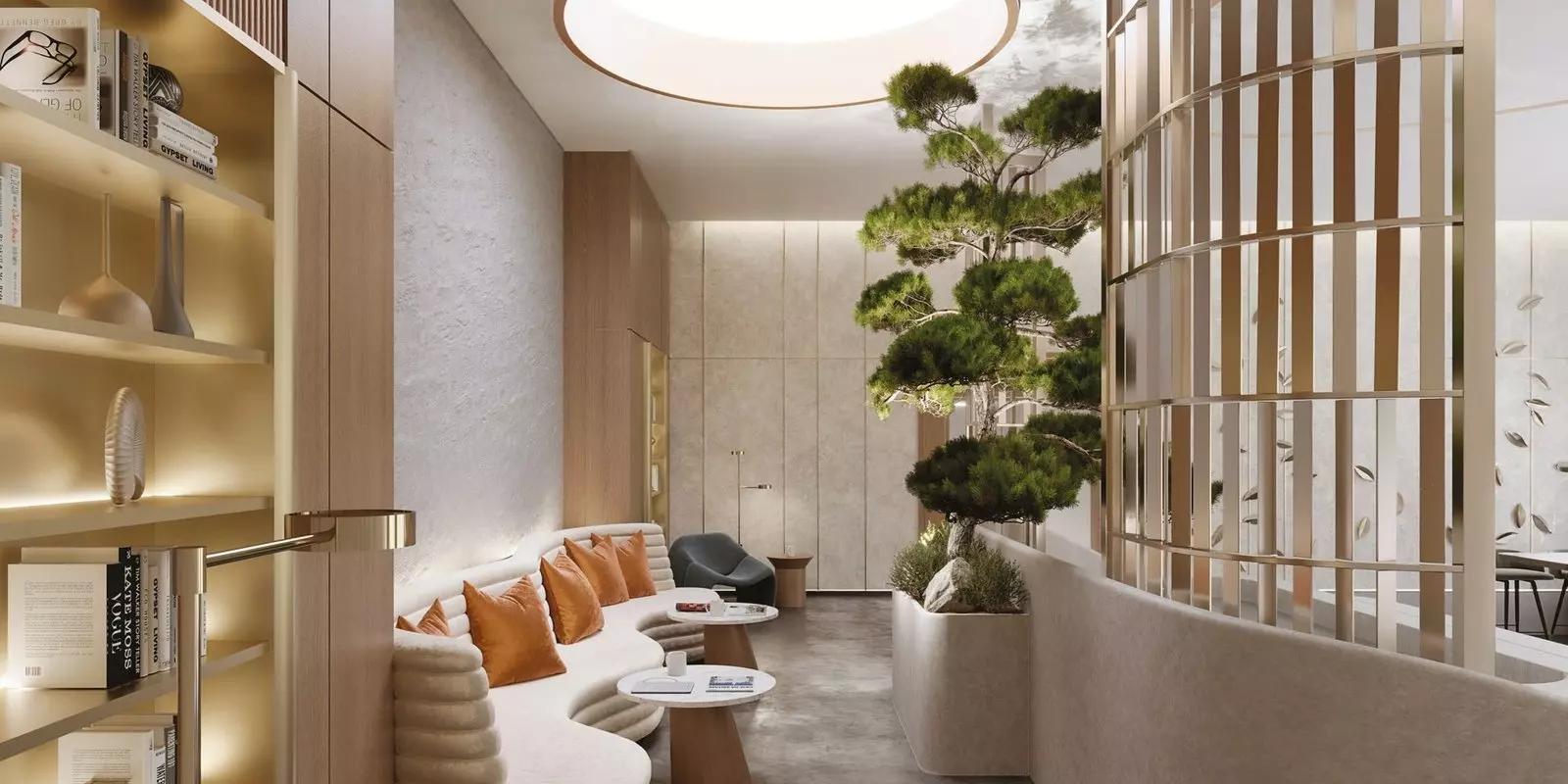 The Crestmark building lobby or entrance, Ellington Business Bay