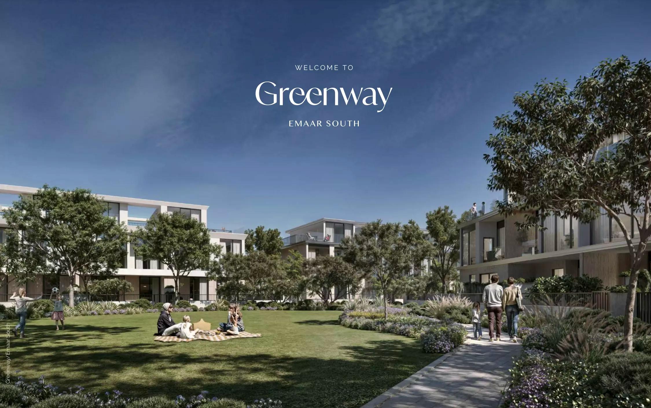 Greenway community amenity area, Emaar South, Dubai South