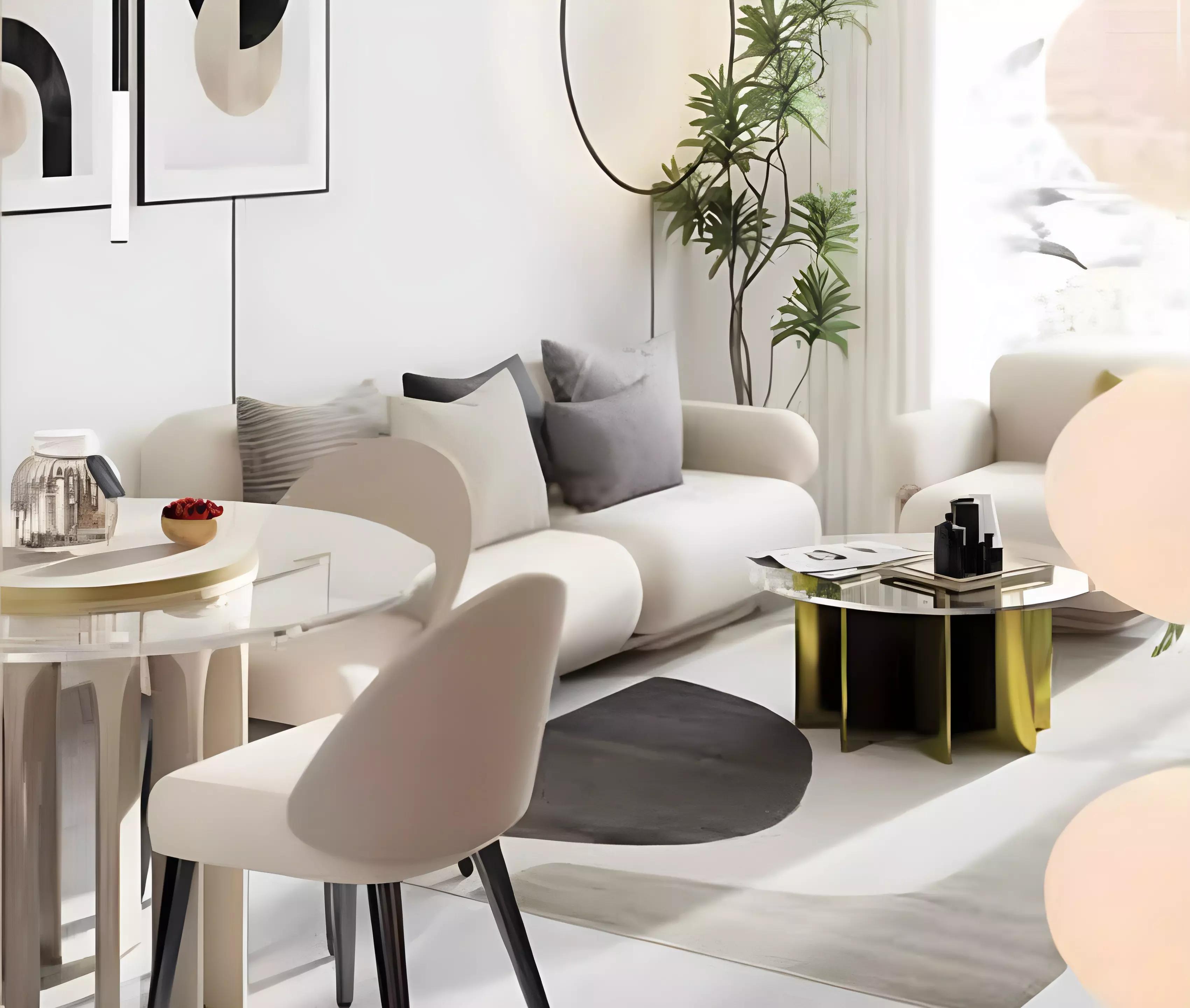 Astra Residences kitchen and dining area, Dubai South