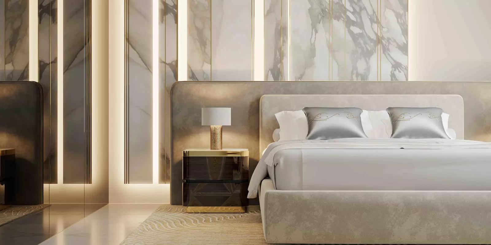 Grand Bleu Tower apartment bedroom