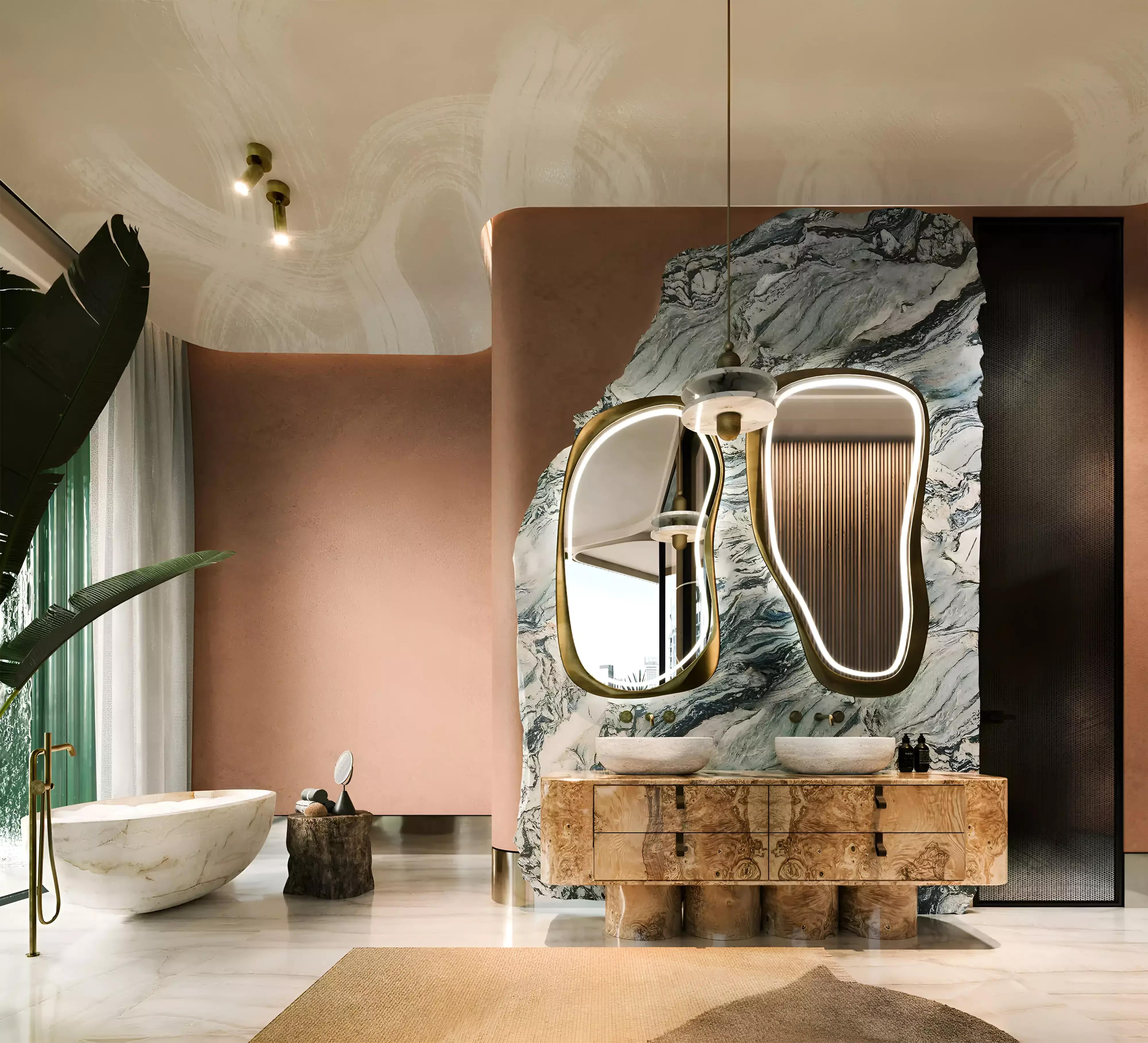 Bedroom interior at Eywa The Tree of Life, Business Bay