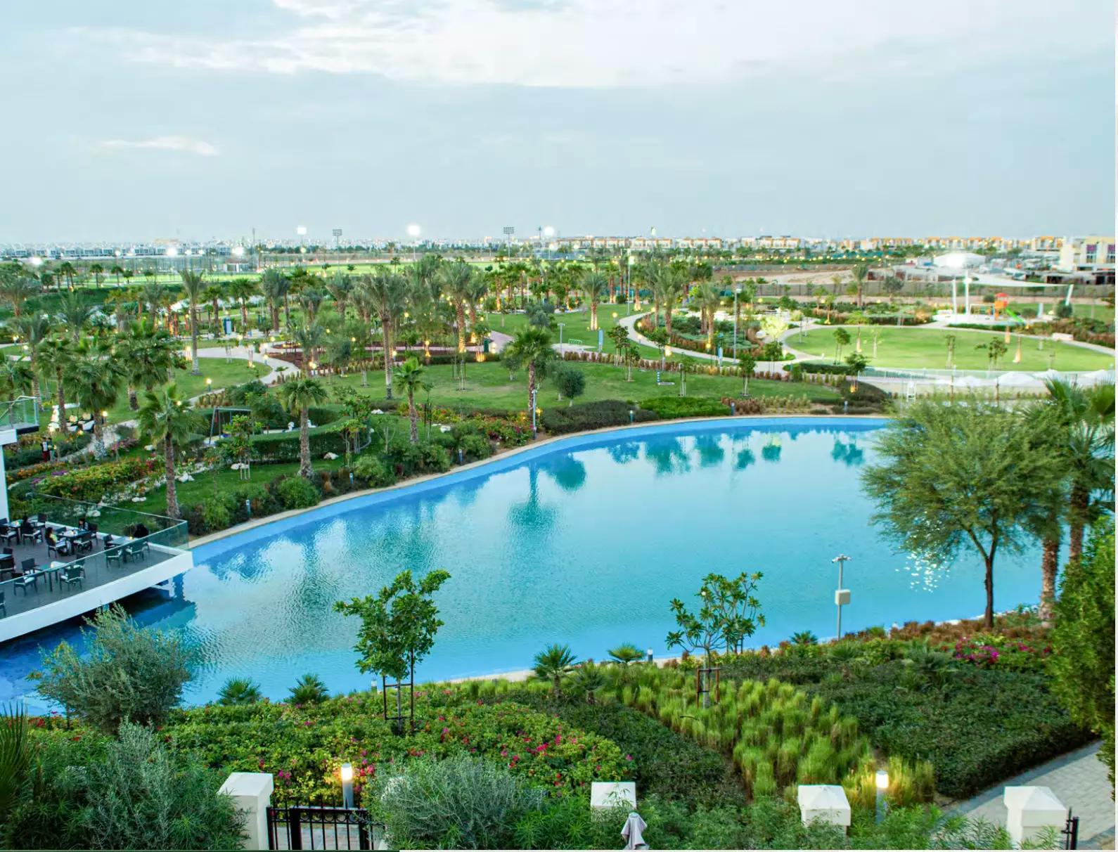 Gymnasium interior at Natura, Damac Hills 2