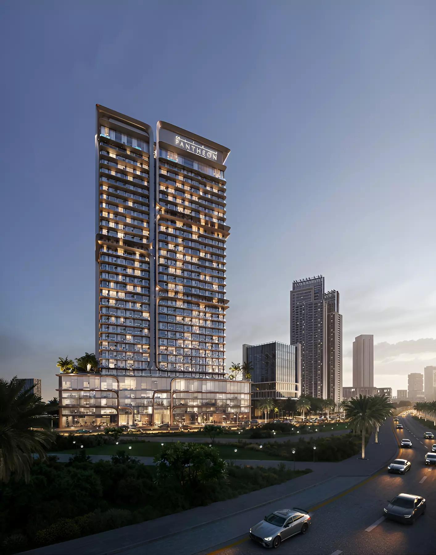 VOXA by Pantheon interior apartment view, Jumeirah Village Triangle, Dubai