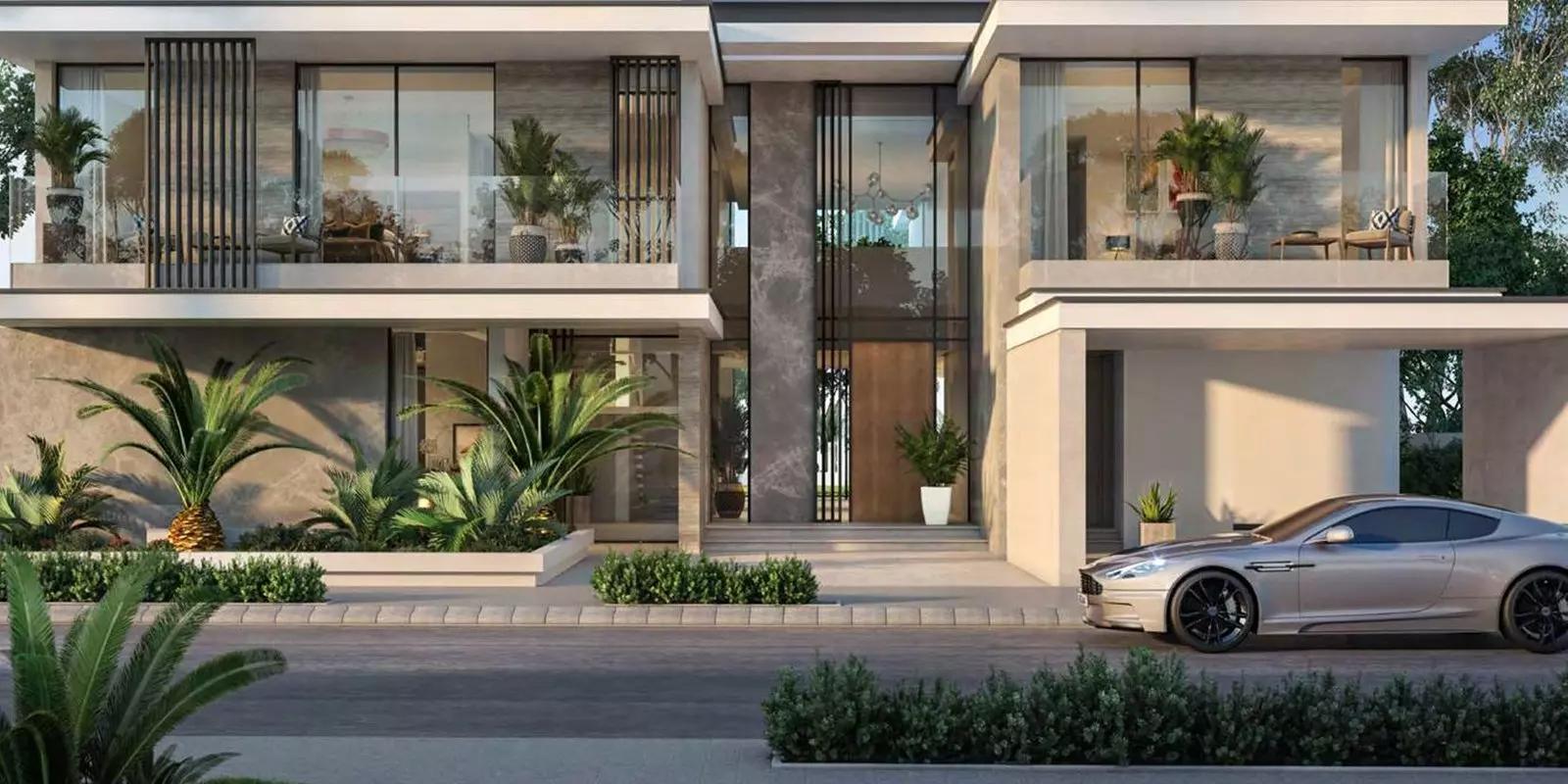 Majestic Vistas villa living area interior, Dubai Hills Estate