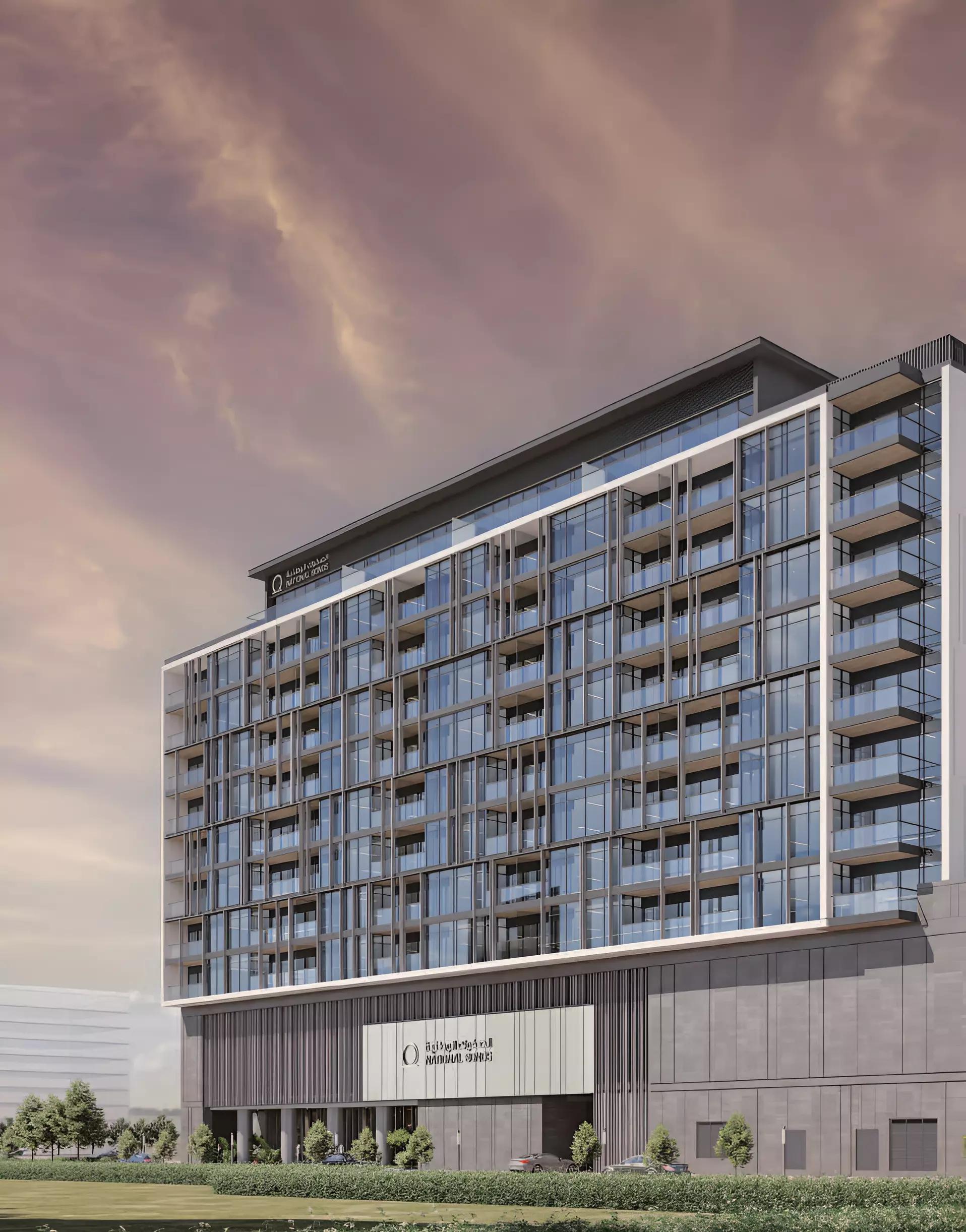 161 Jumeirah Lane residential facade and entrance, Al Satwa