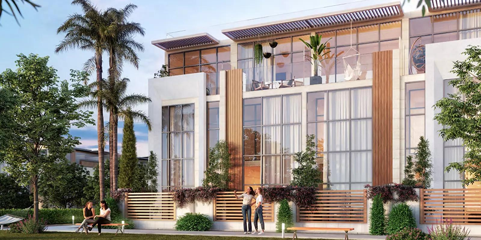 Verdana community shared pool area, Dubai Investment Park, Dubai