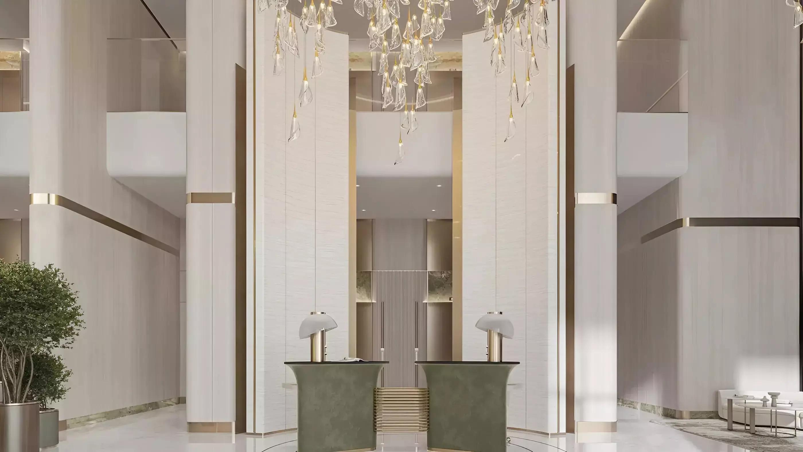Arlington Park leisure lounge interior, Dubai Land Residence Complex