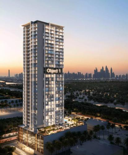 The Fifth Tower exterior facade in Jumeirah Village Circle, Dubai