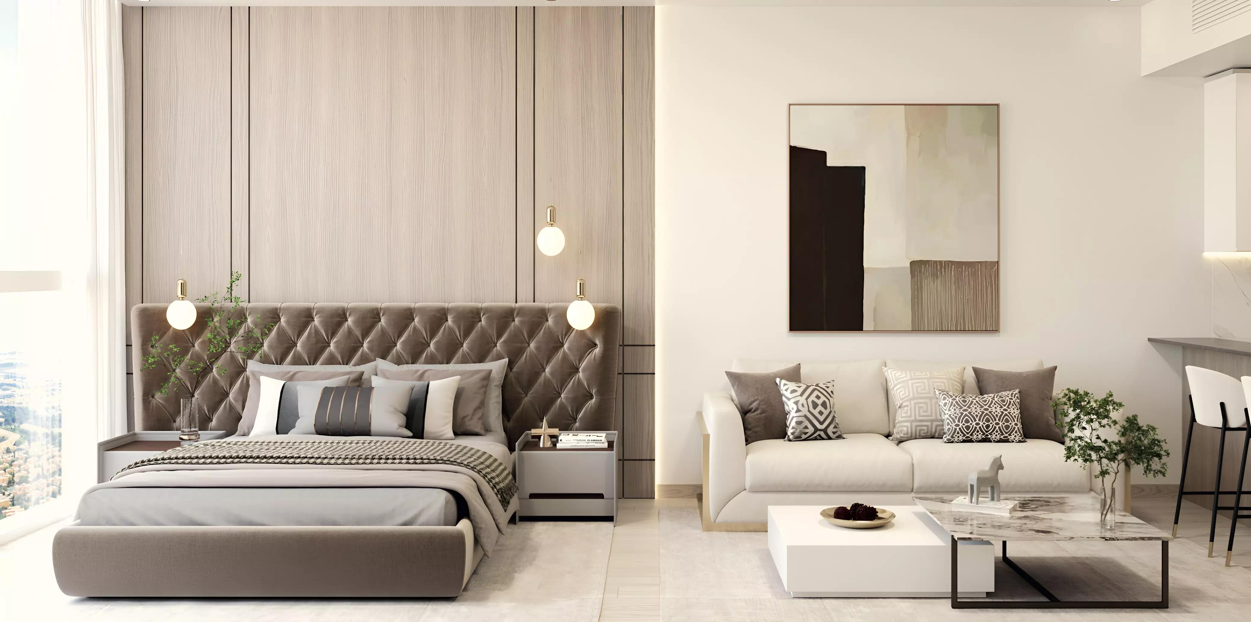 Me Do Re apartment kitchen interior, JLT Dubai