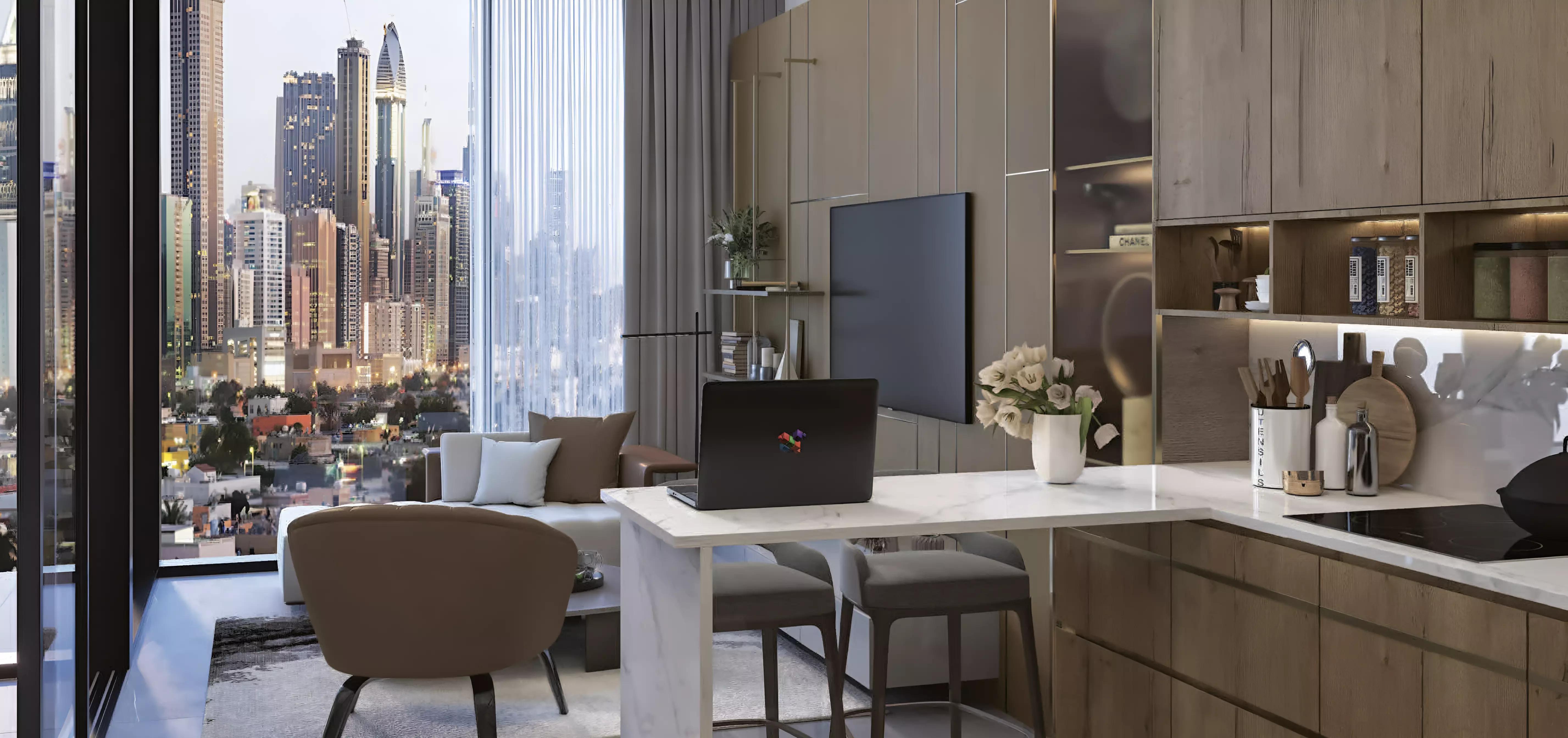 Interior finish of an apartment at 161 Jumeirah Lane, Dubai
