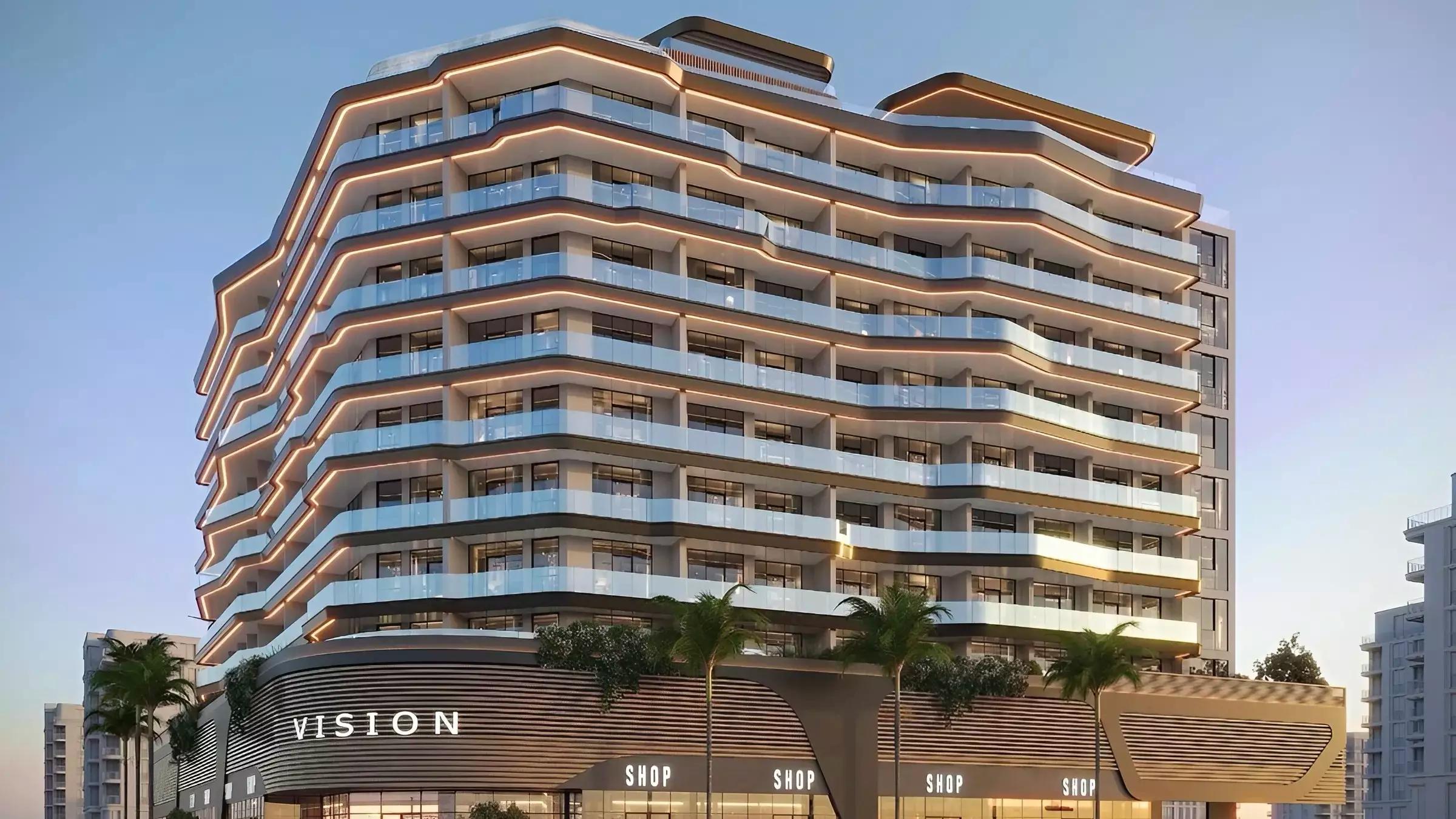 Reem by Vision apartment building exterior in Liwan, Dubai