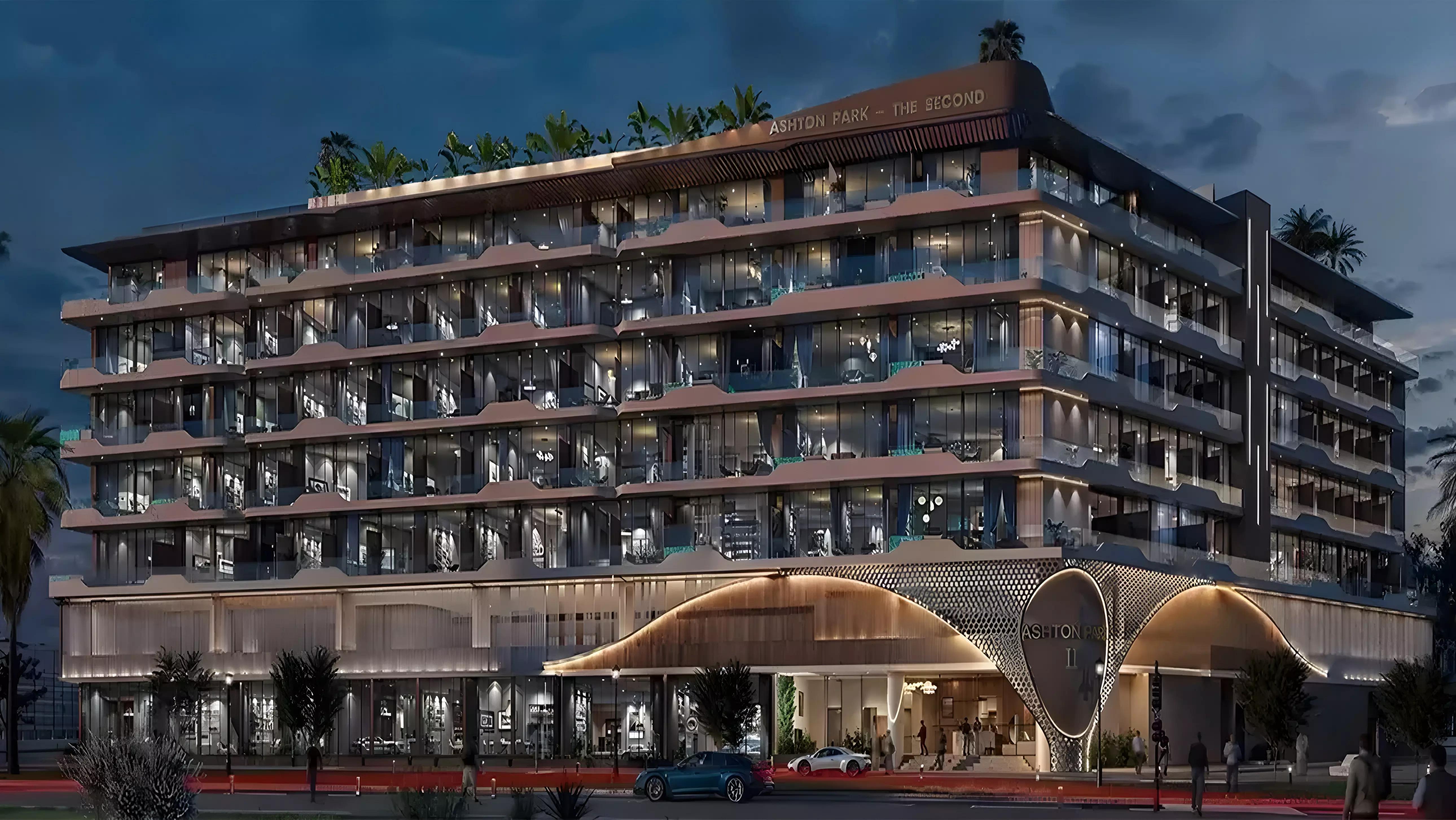 Ashton Park Residences The Second apartment building exterior, JVC District 14, Dubai