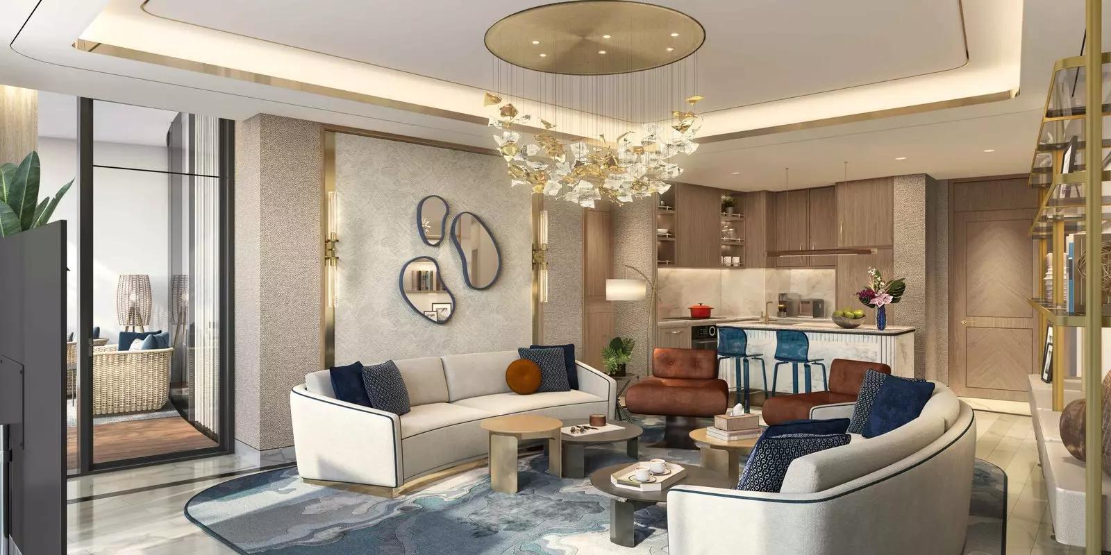Damac Harbour Lights bedroom interior, Dubai Maritime City