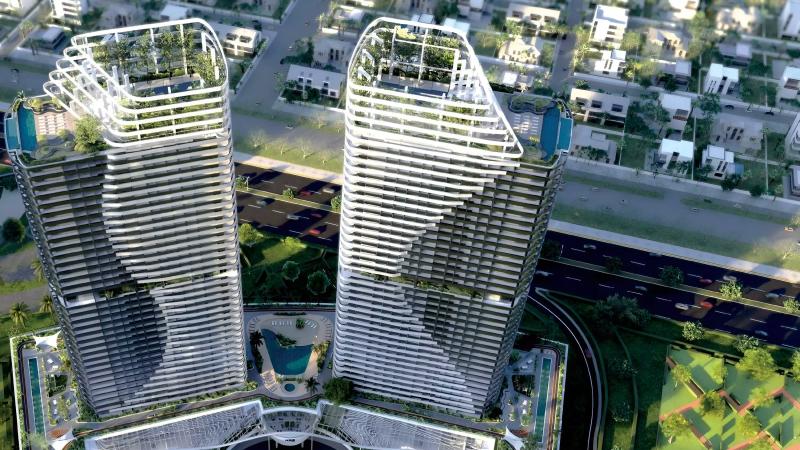 Skyhills Astra exterior tower view, Dubai Science Park, Dubai