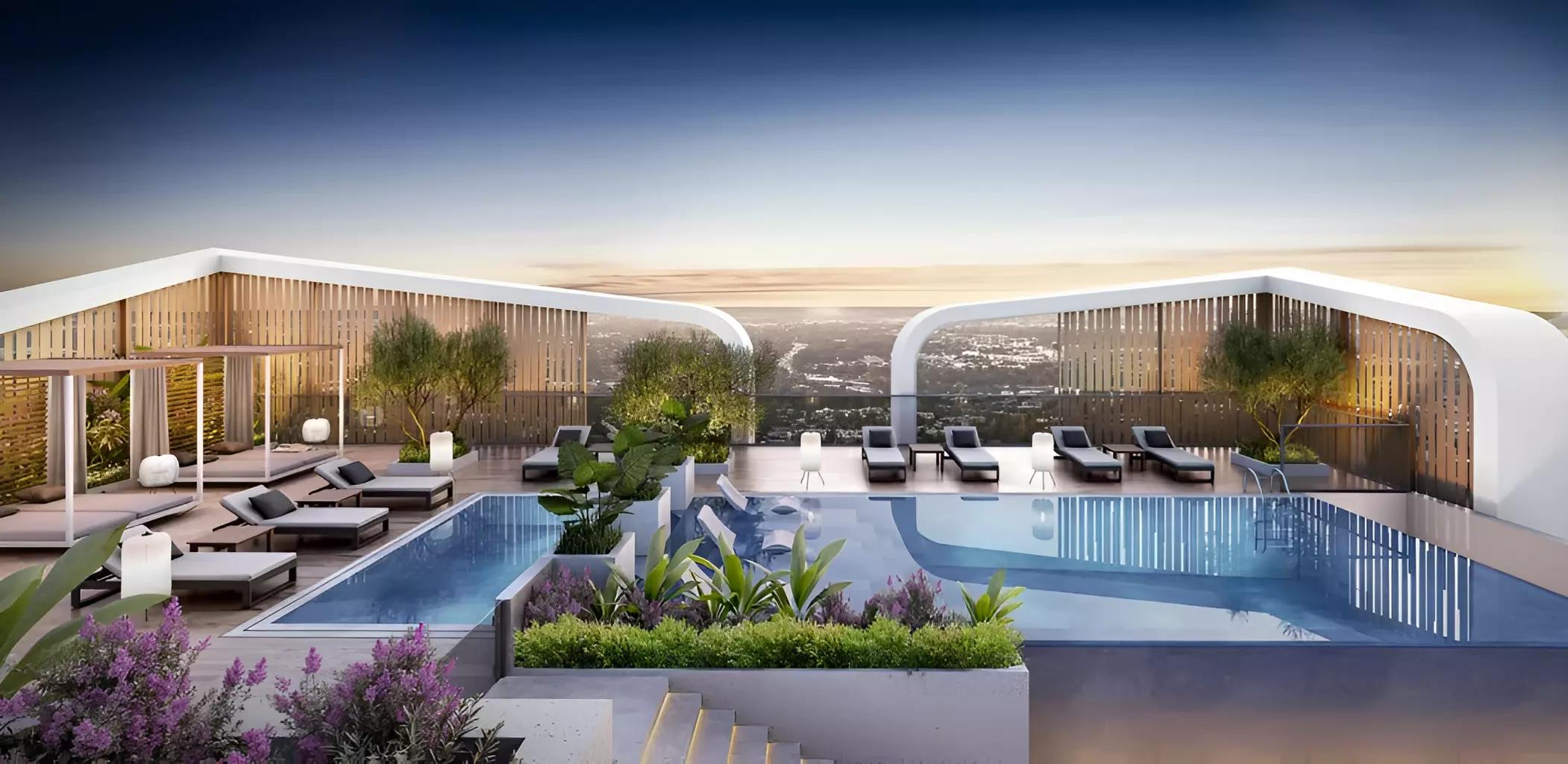 Weybridge Gardens Phase 2 apartment interior finish, Dubai Land Residence Complex