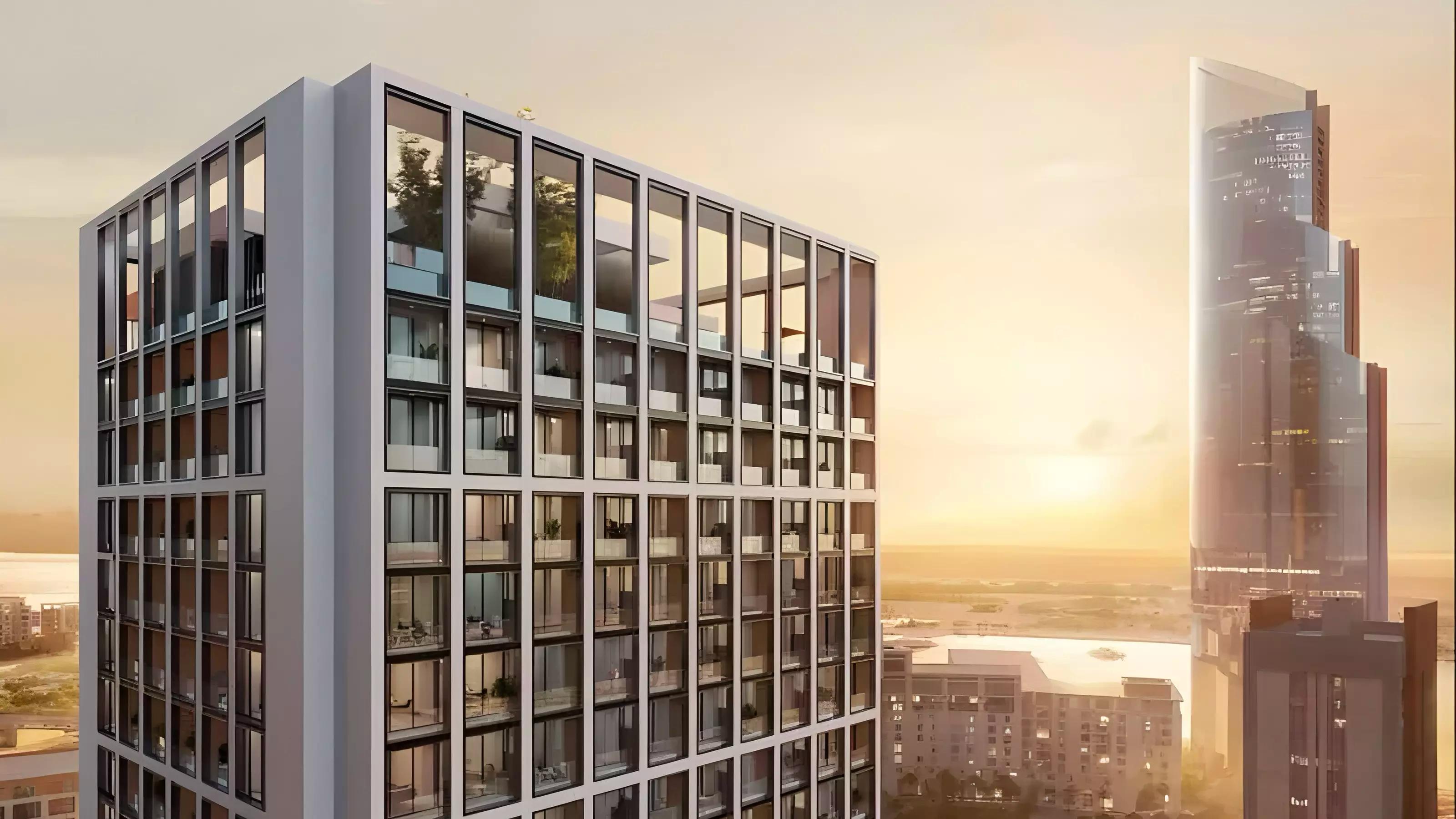 Binghatti Twilight building elevation, Al Jaddaf, Dubai
