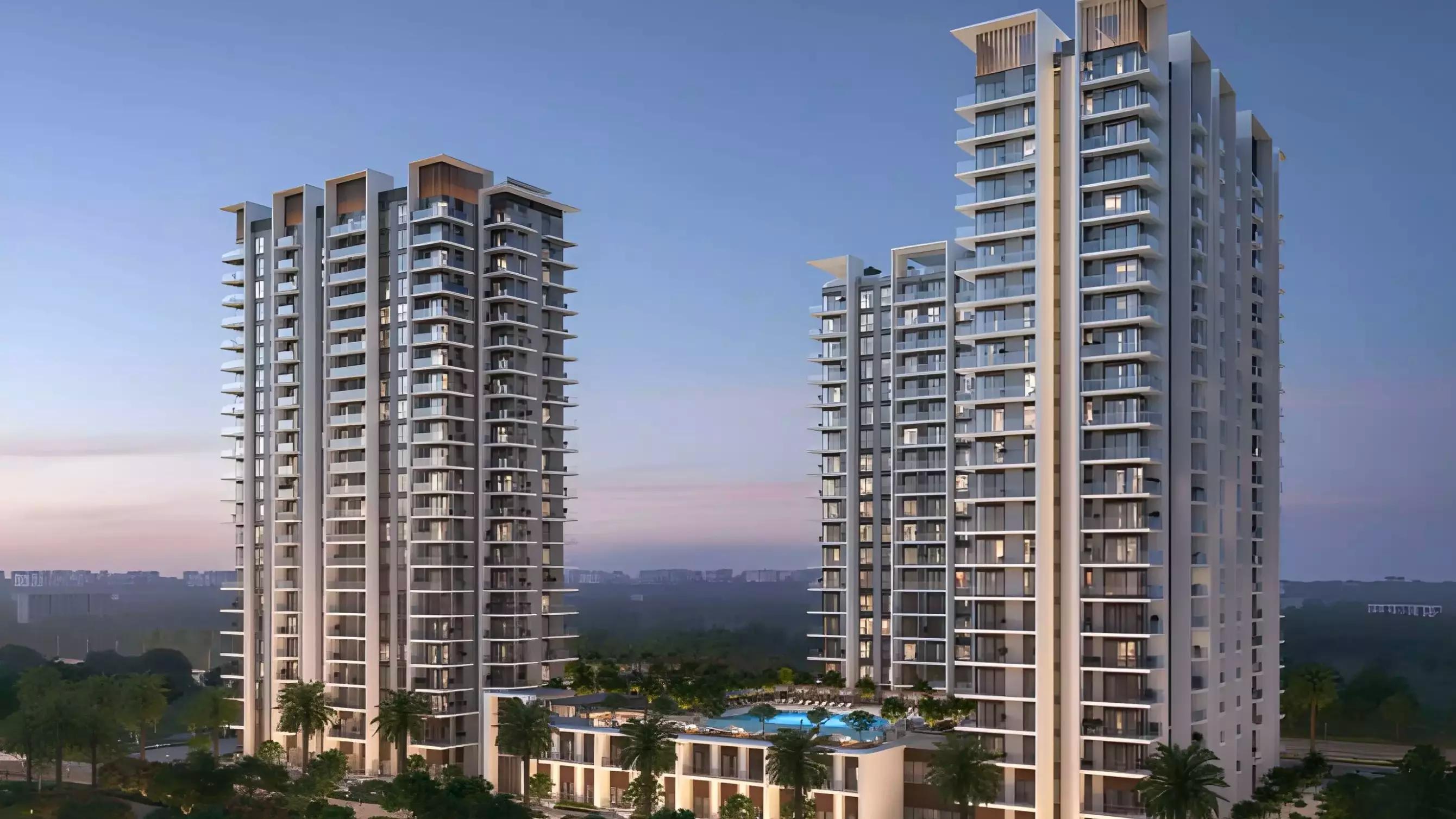Kanyon by Beyond exterior tower facade, Dubai Maritime City