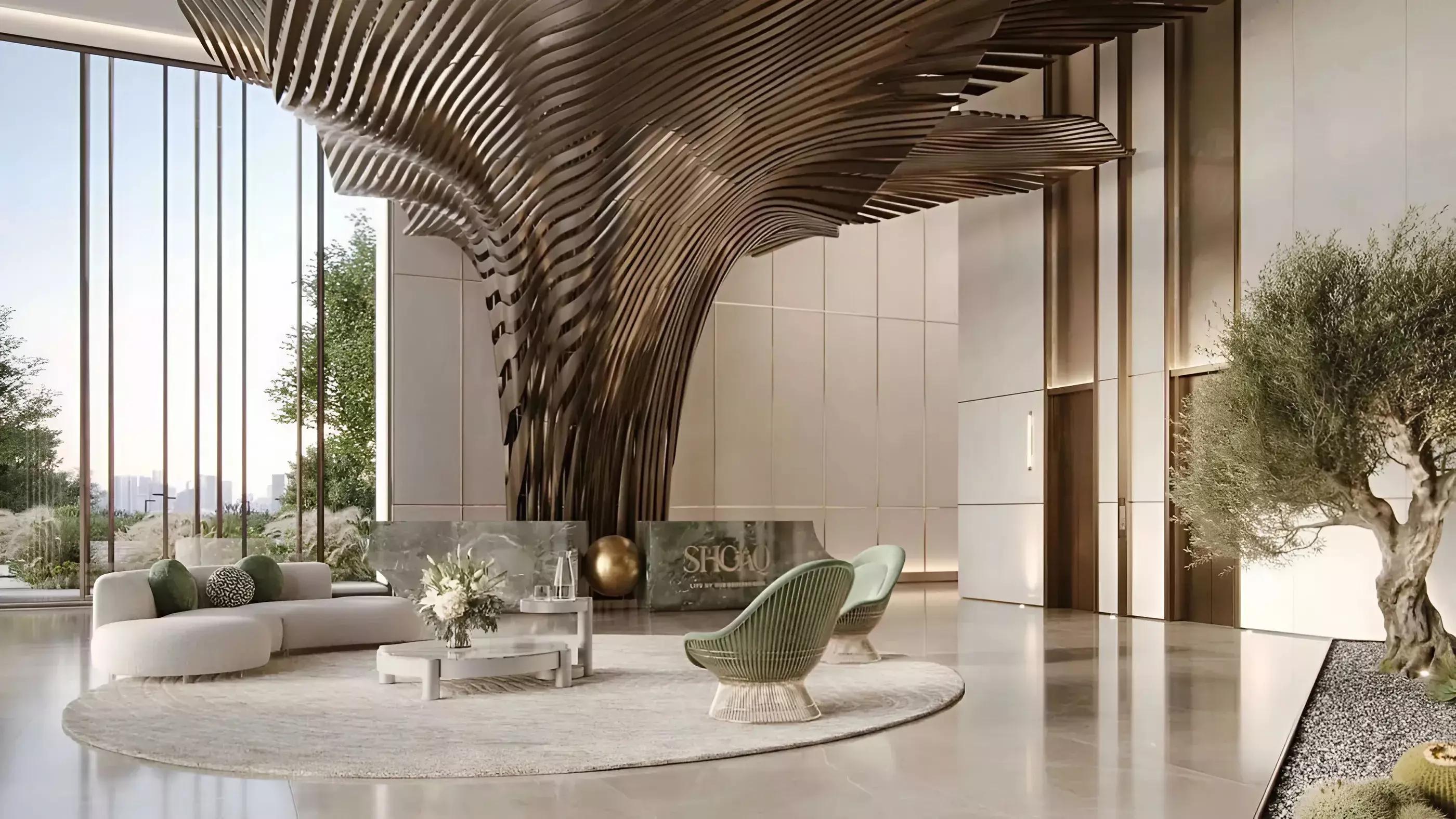 Shoaq Residences indoor swimming pool amenity, Dubai Islands, Dubai