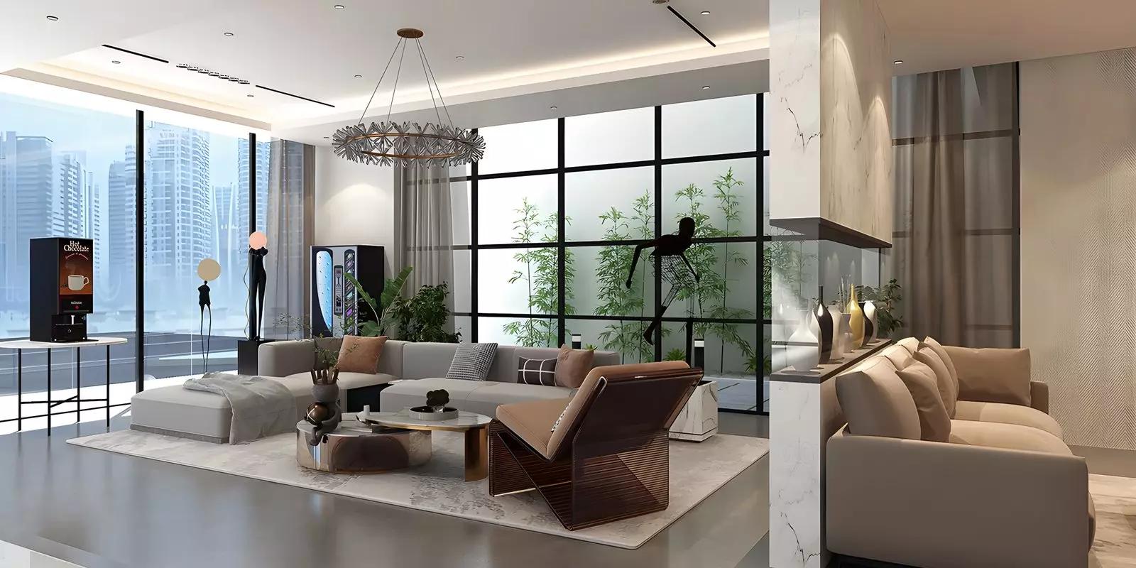 Building entrance and driveway at Prime Residency Phase 3, Al Furjan