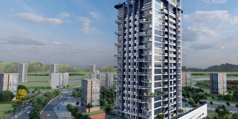 Samana Waves Phase 1 exterior facade, JVC, Dubai