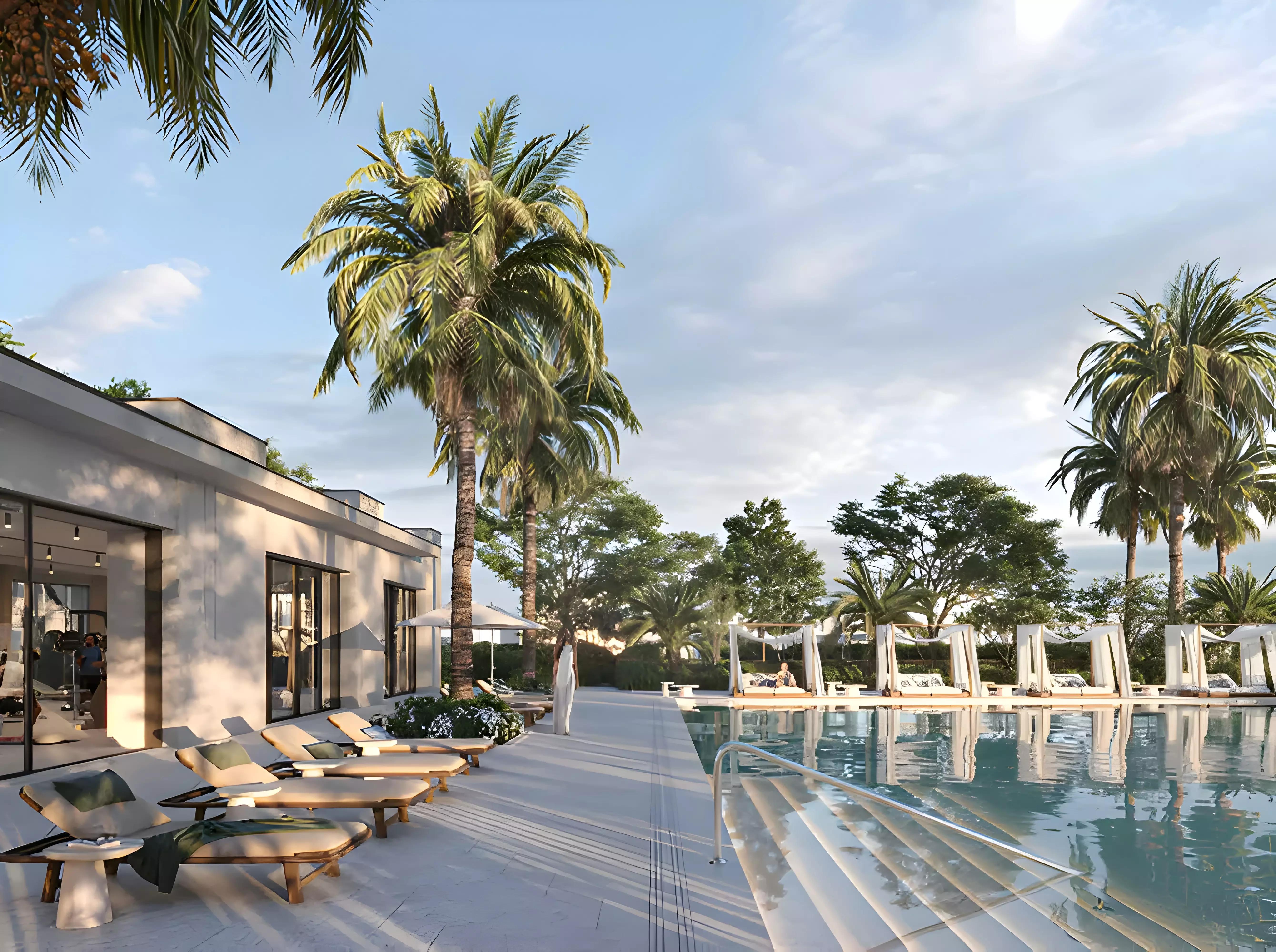 Greenridge townhouse exterior view at Emaar South, Dubai South