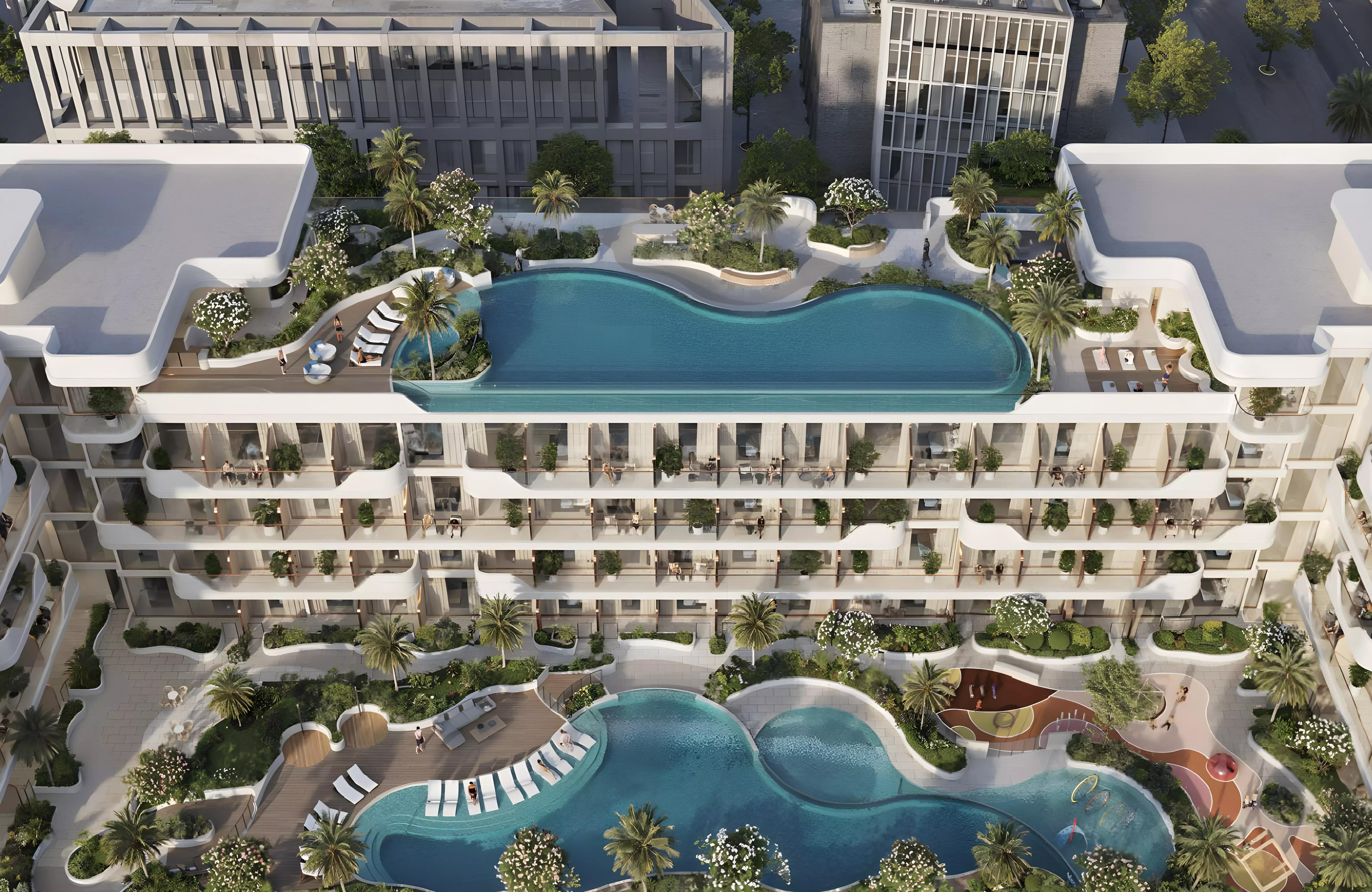 Oxford Cove building exterior facade, JVC, Dubai