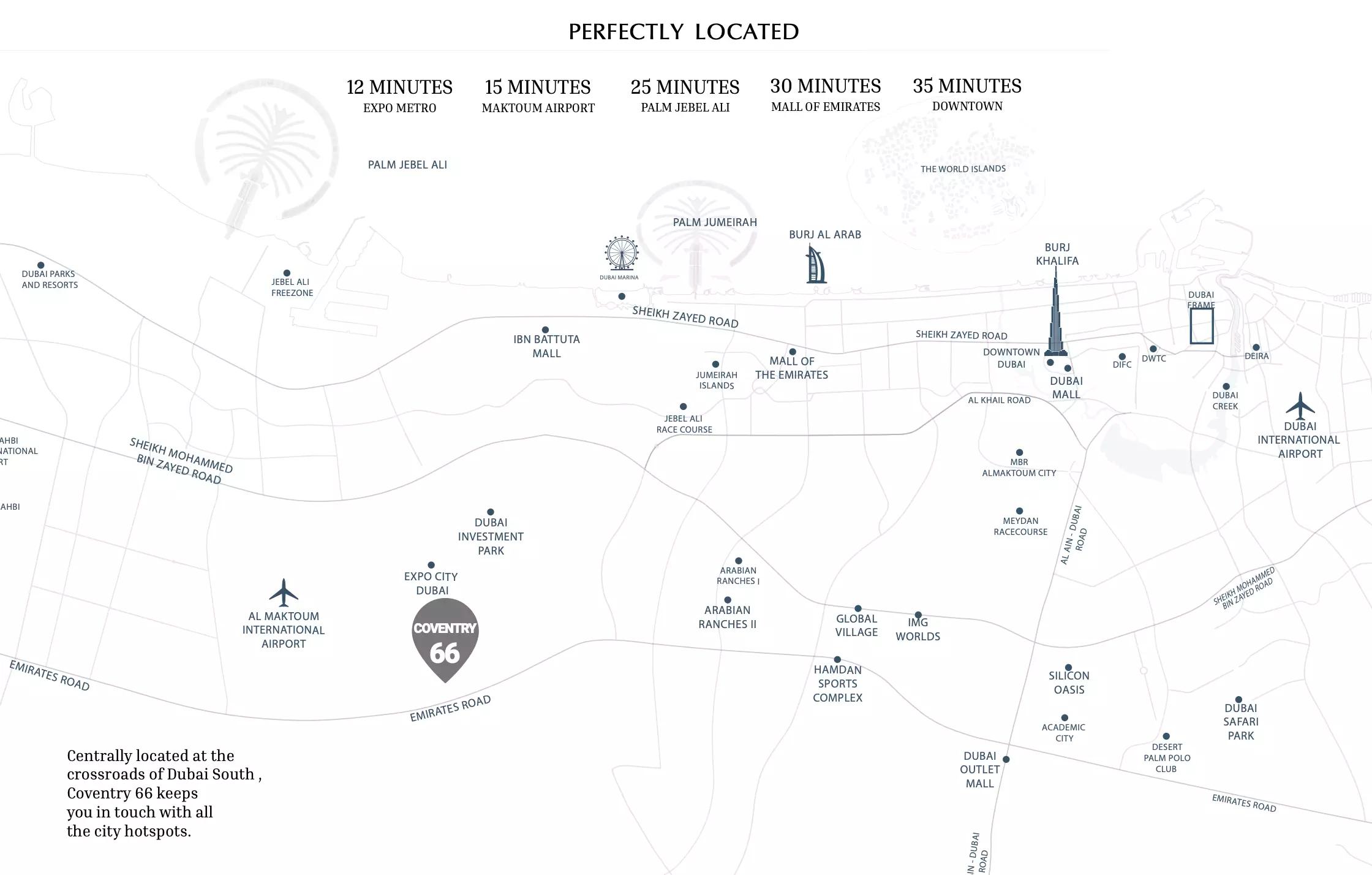 Coventry 66 masterplan layout, Dubai South