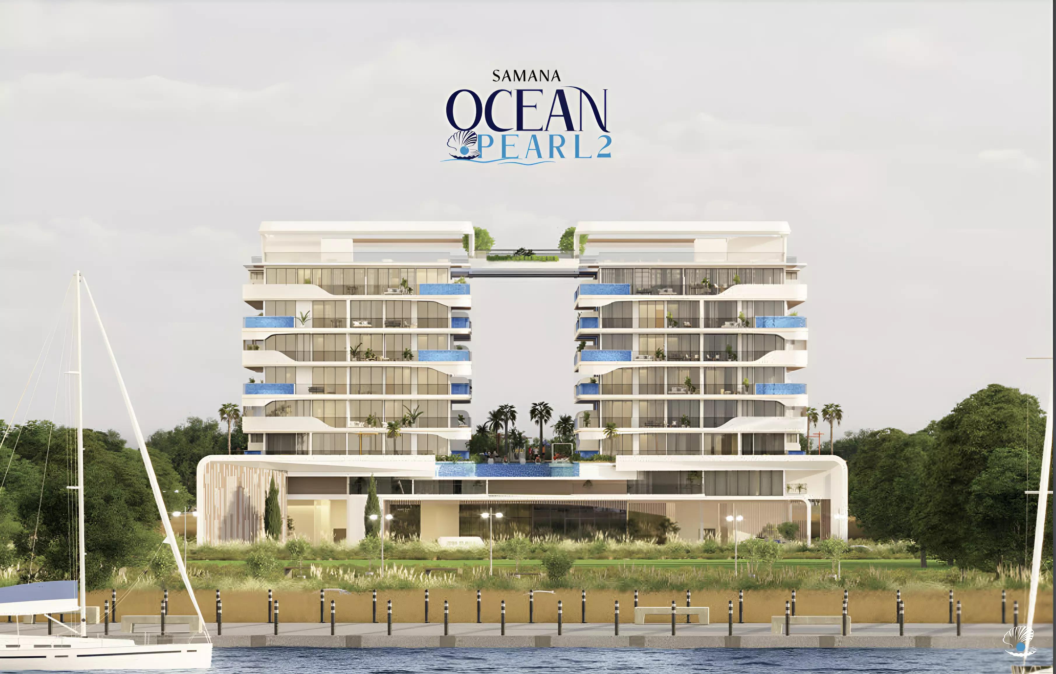 Samana Ocean Pearls Phase 2 apartment interior living area, Dubai Islands