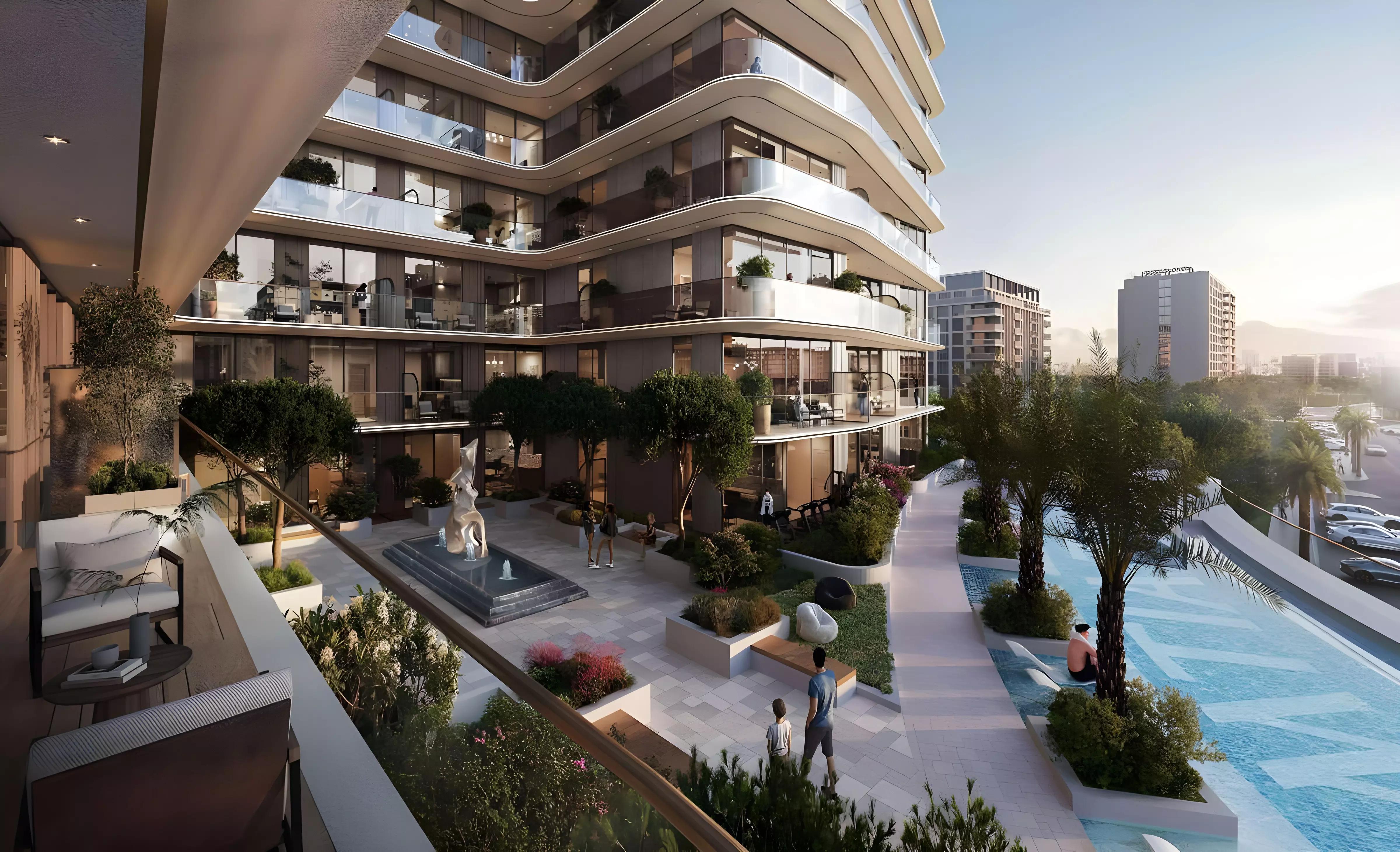 Inara Residence exterior building facade, Dubai South, Dubai