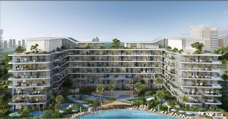 Verano By Prescott exterior facade view, Dubai Studio City