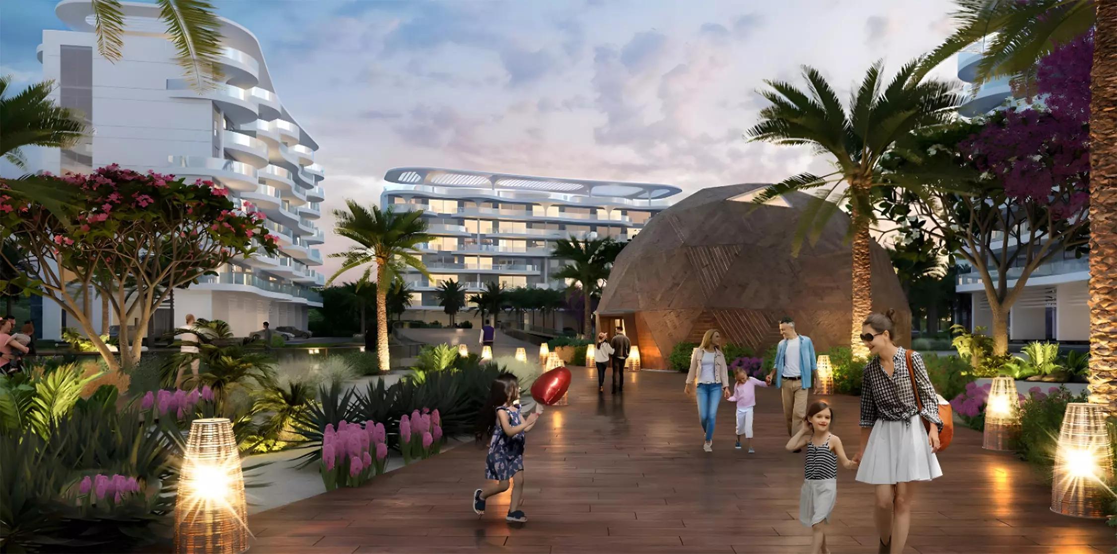 Damac Lagoon Views building elevation view, DAMAC Lagoons, Dubai