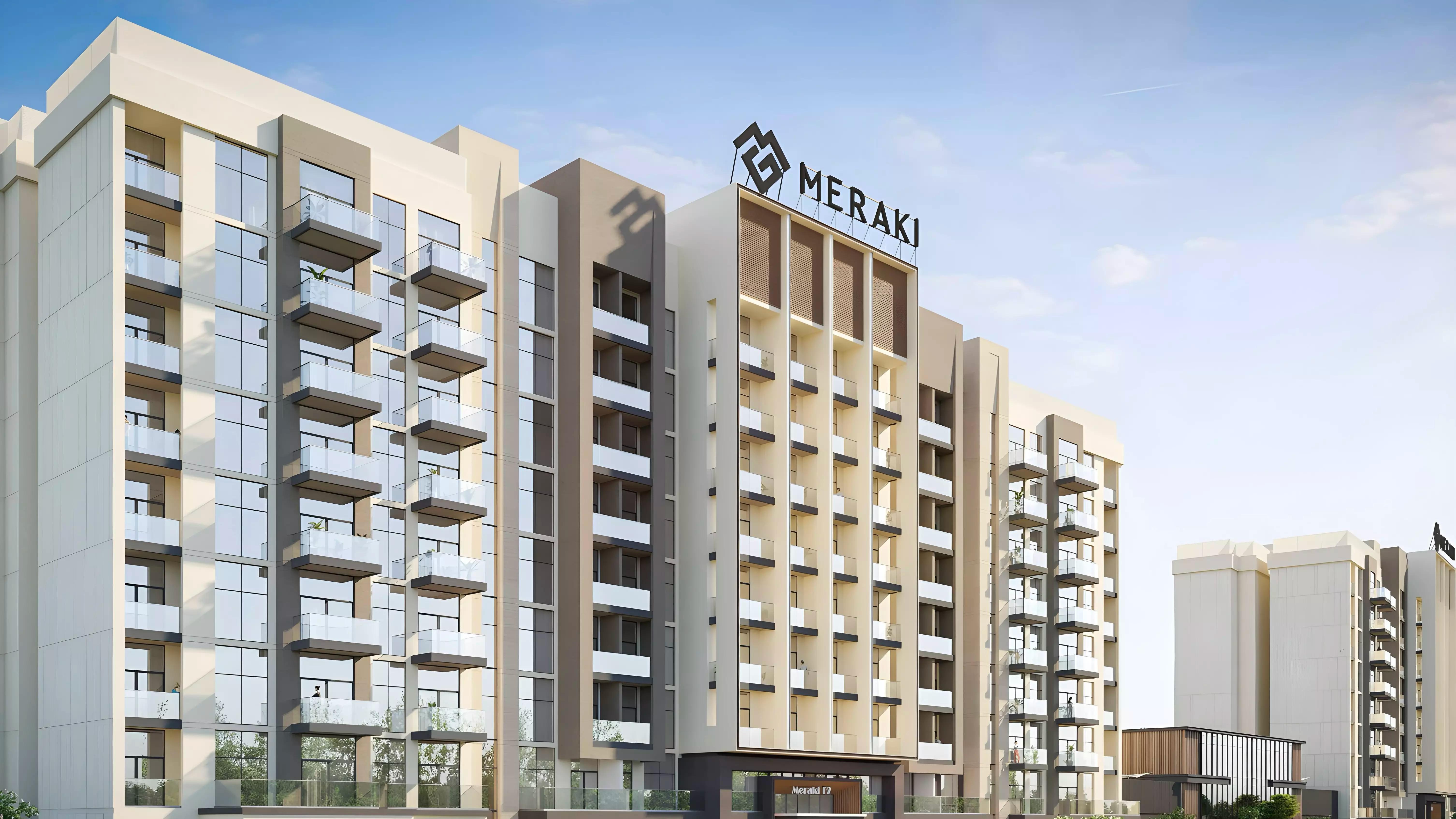 The Haven Phase 3 exterior facade view, Majan, Dubai