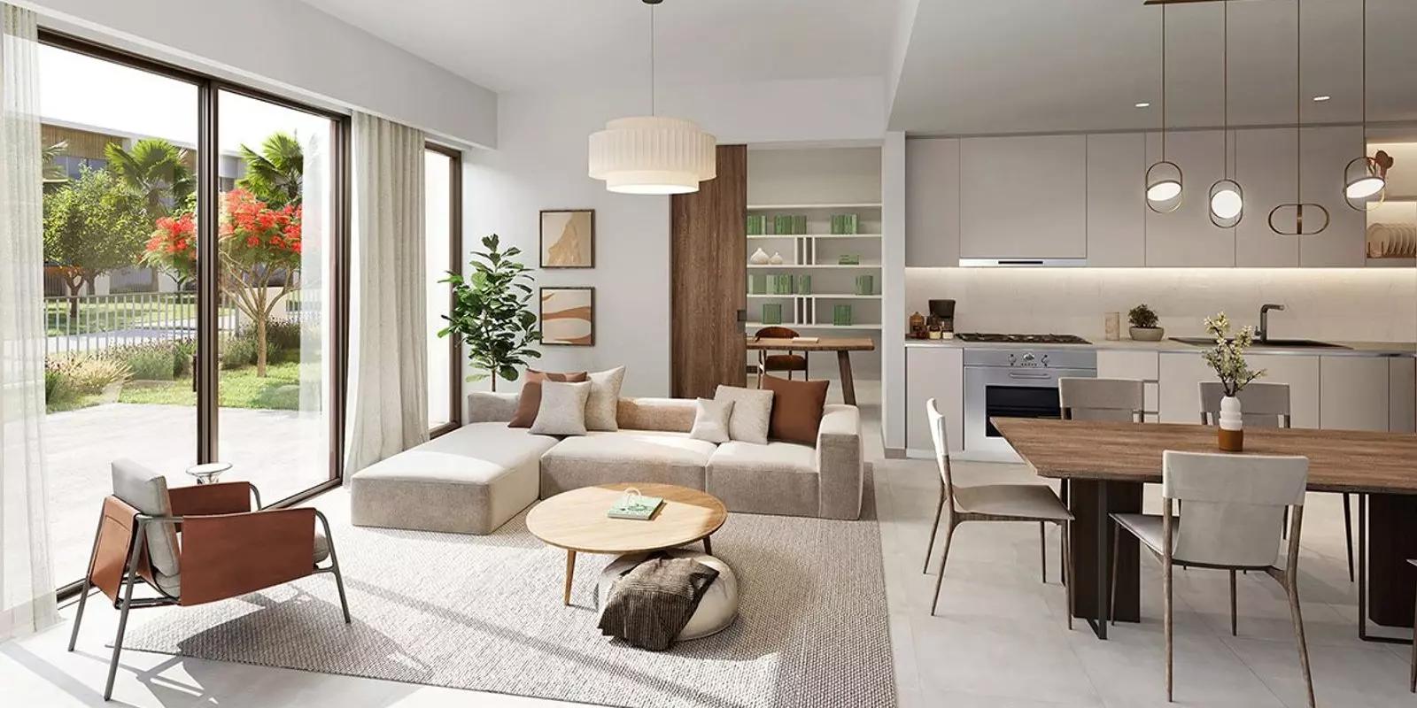 Orania private garden and outdoor living space, The Valley, Dubai