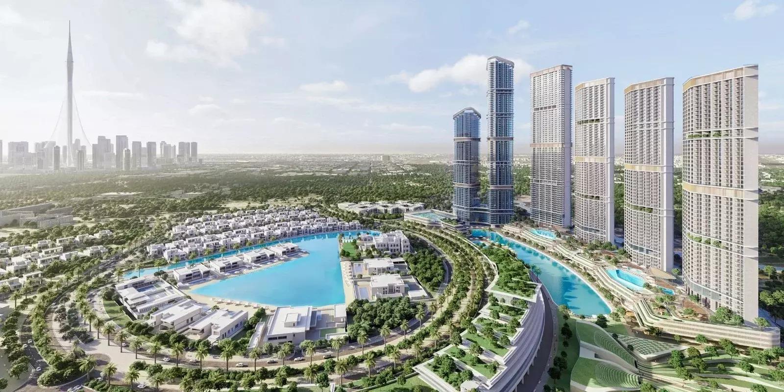 Sobha Hartland Phase 2 shared amenity area within the development, Dubai