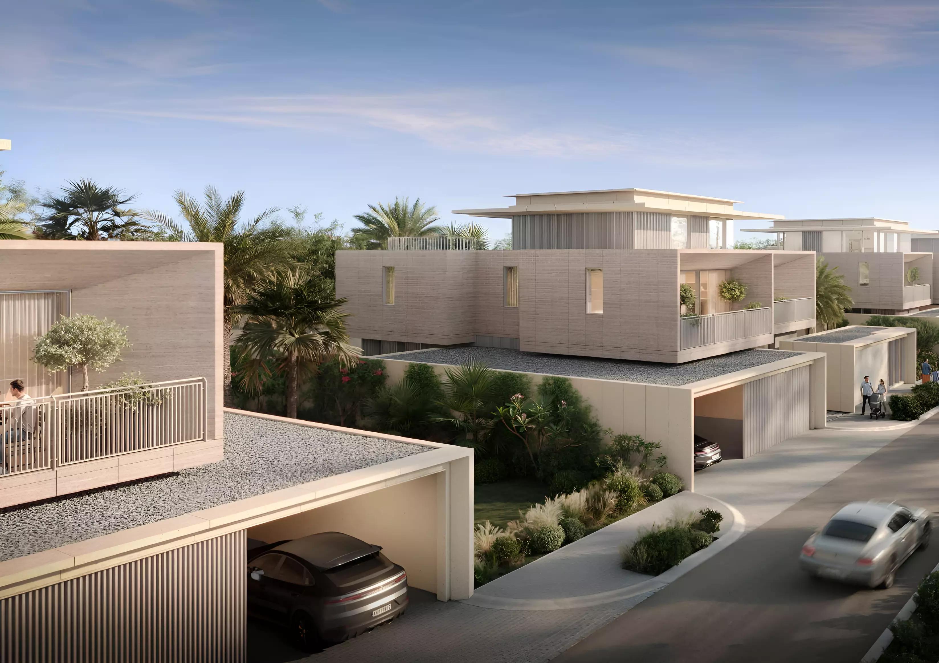Eden House villa landscaped garden area, Dubai Hills Estate, Dubai