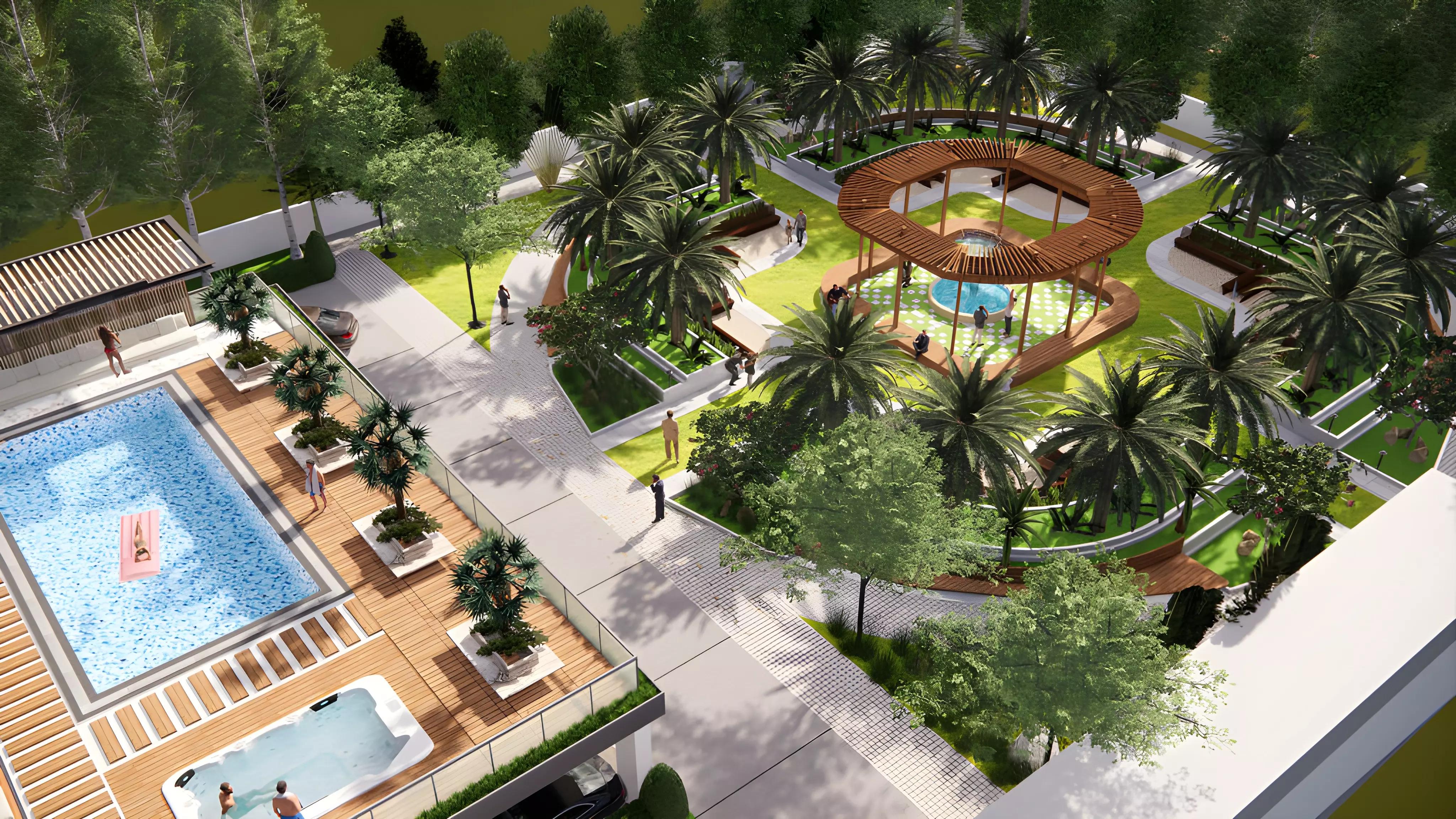 Royal Regency Suites residential tower view, Business Bay, Dubai