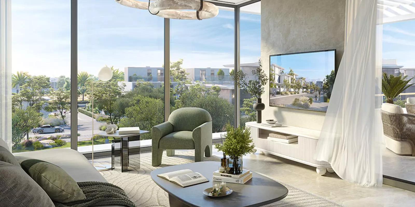Park Gate community pool and recreational area, Dubai Hills Estate, Dubai