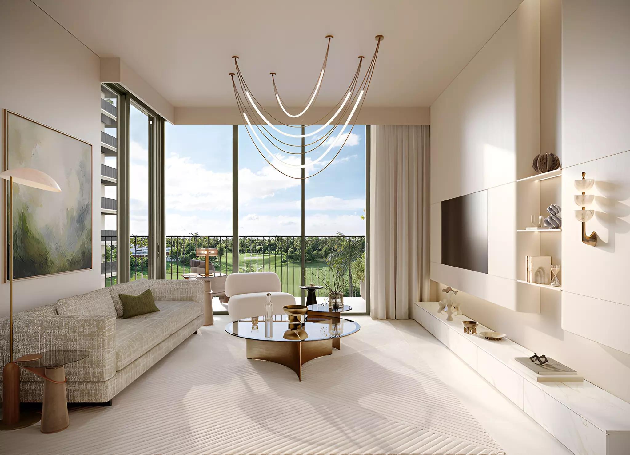 Golf Dale apartment building overlooking the golf course, Emaar South