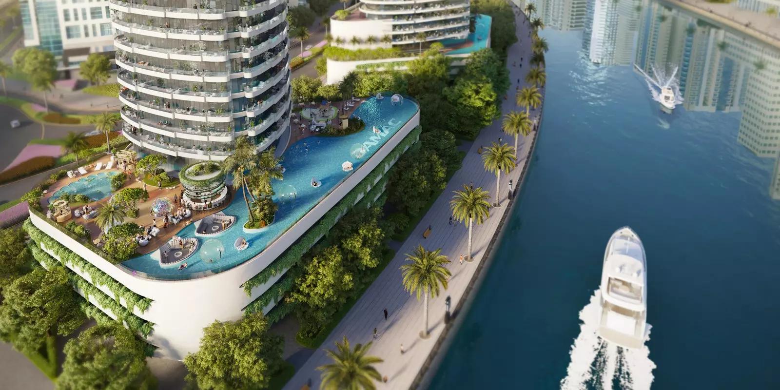 Canal Heights apartment interior, Business Bay, Dubai