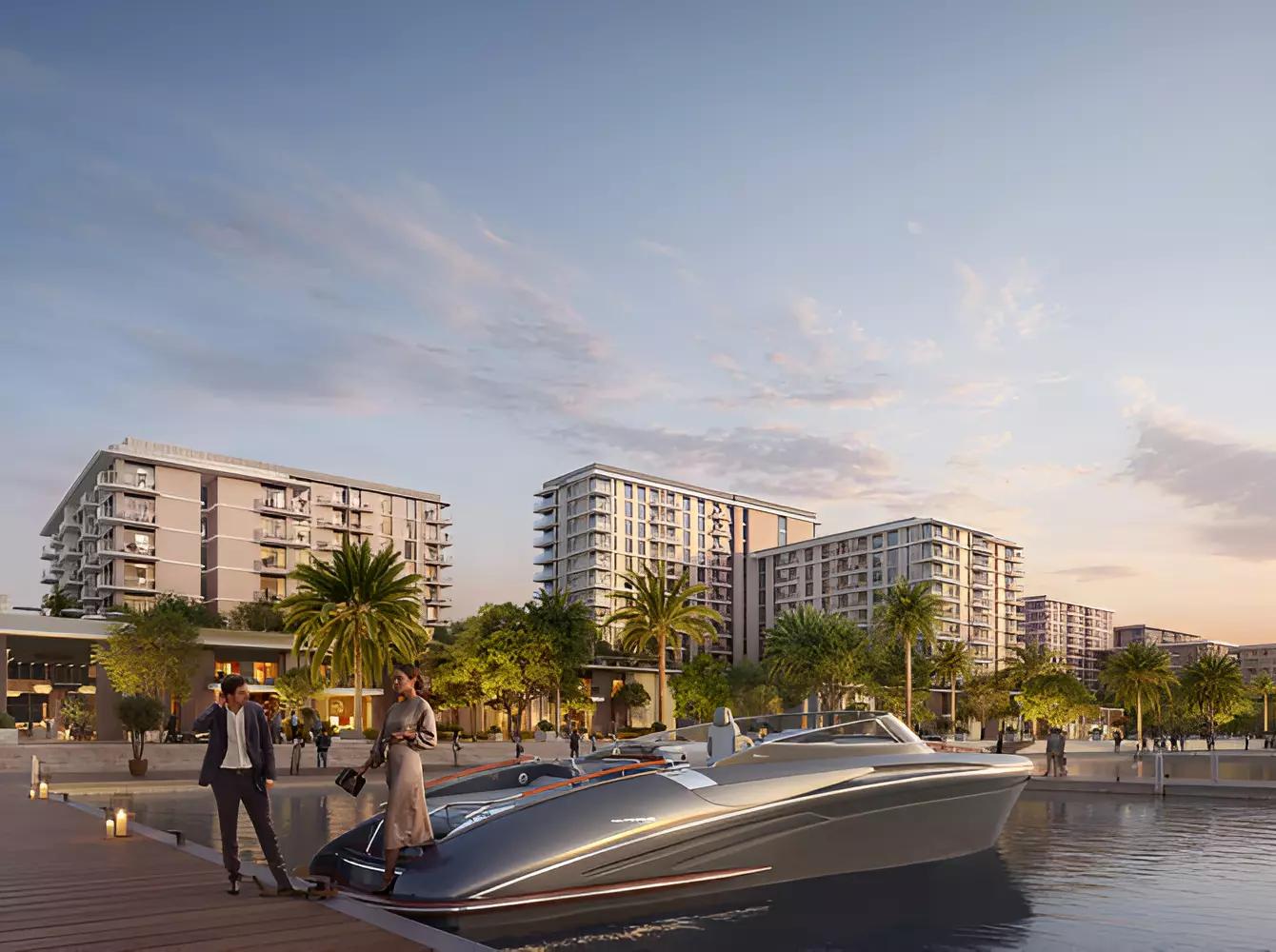 Porto View residential building elevation, Mina Rashid