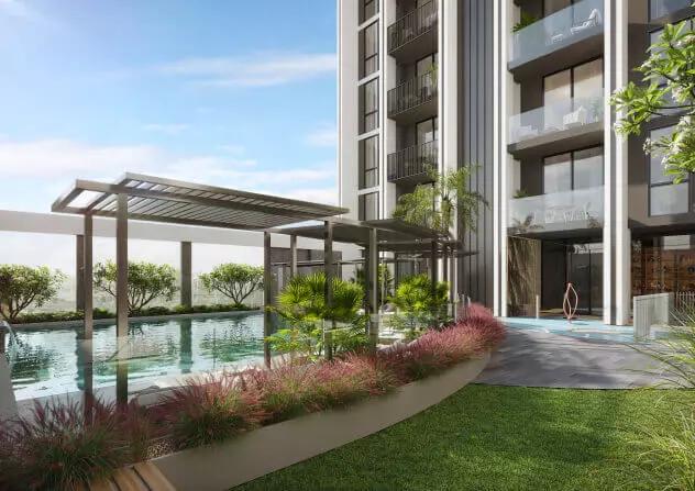 Hillmont Residences apartment interior, Jumeirah Village Circle, Dubai