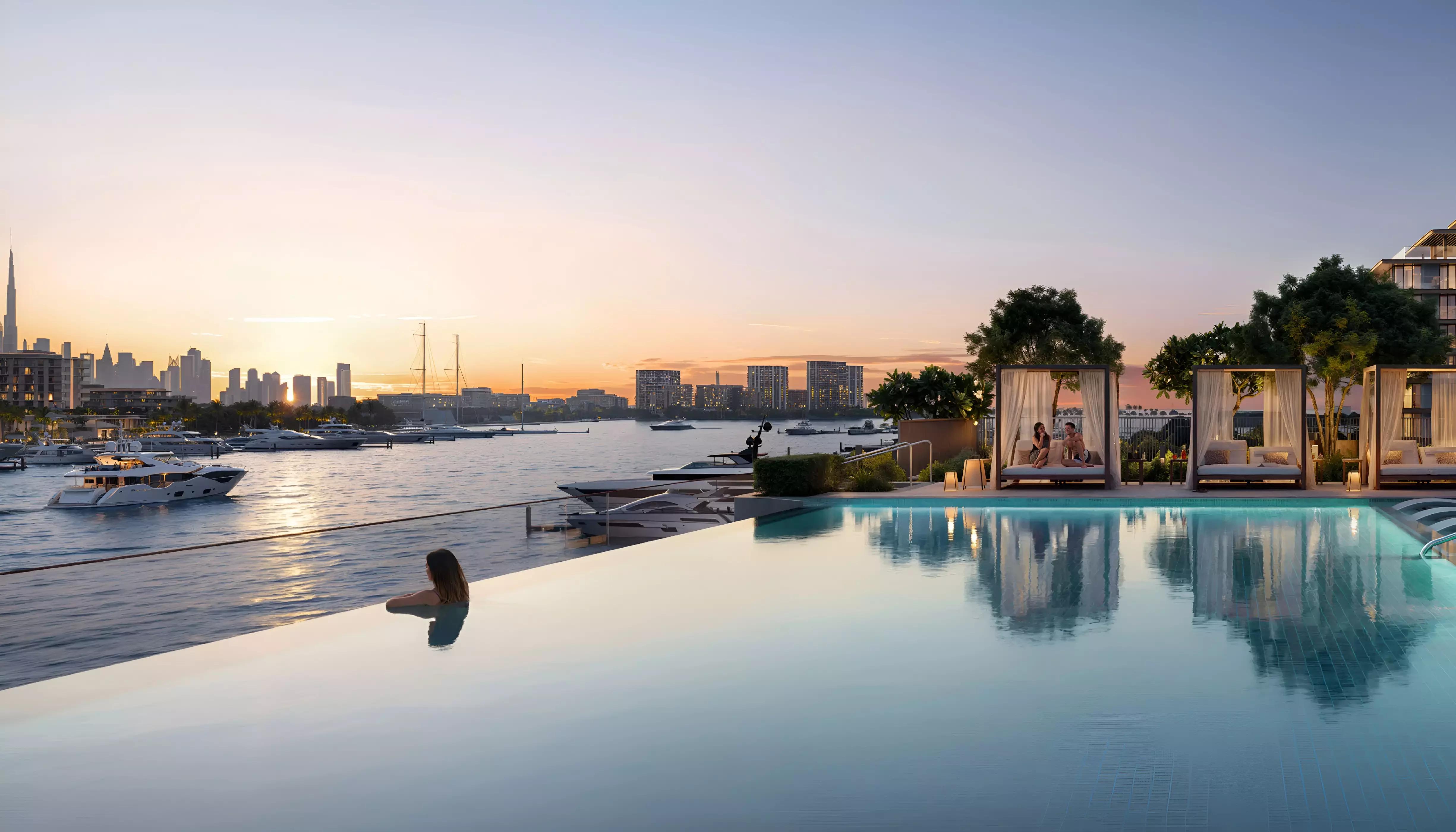 Aurea indoor swimming pool amenity, Emaar Mina Rashid