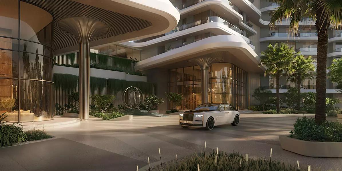 Verdes by Haven 2 landscaped courtyard and outdoor seating area, Haven by Aldar, Dubai